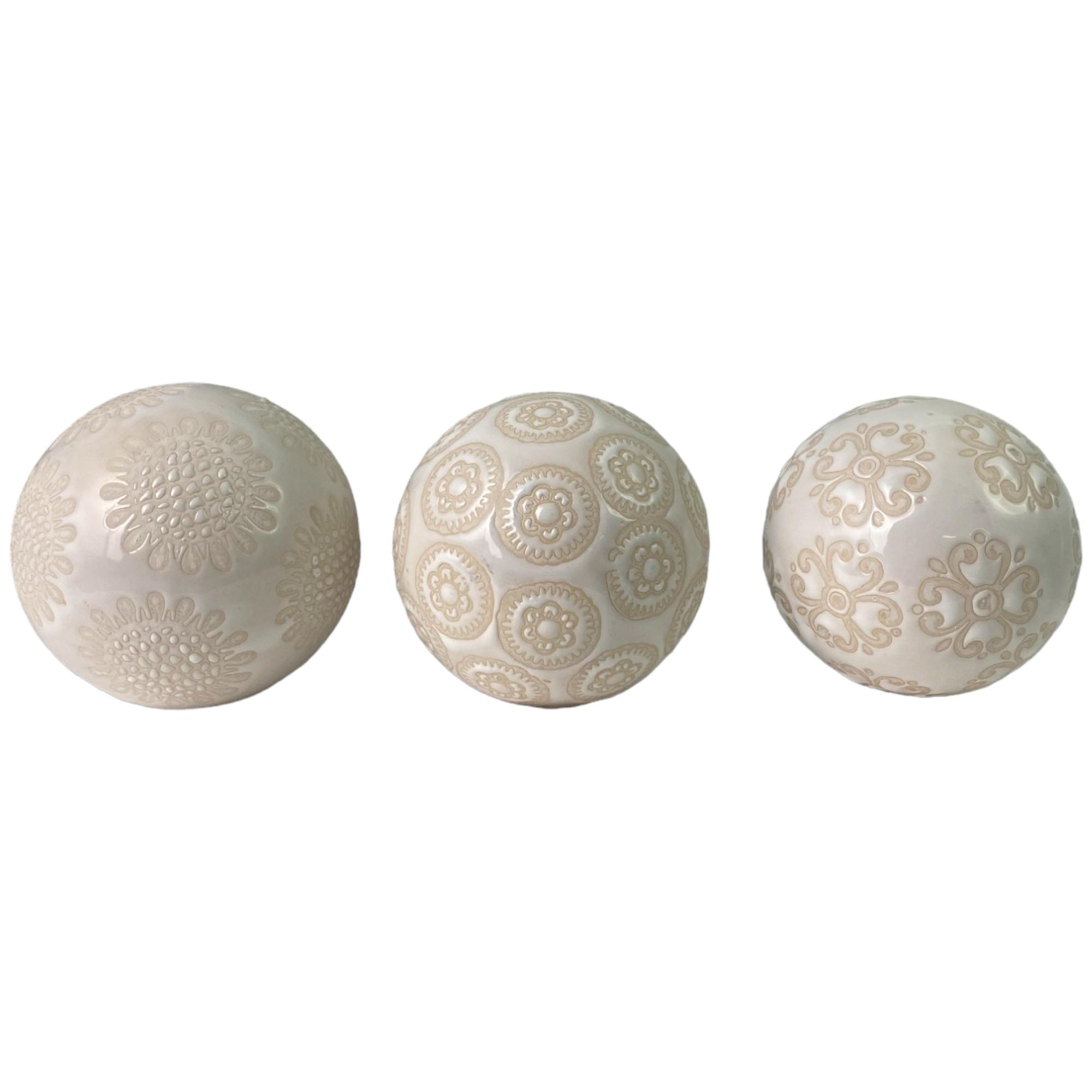 ESFERAS DECOR 3 SURT 8X8X8CM - 442-540224