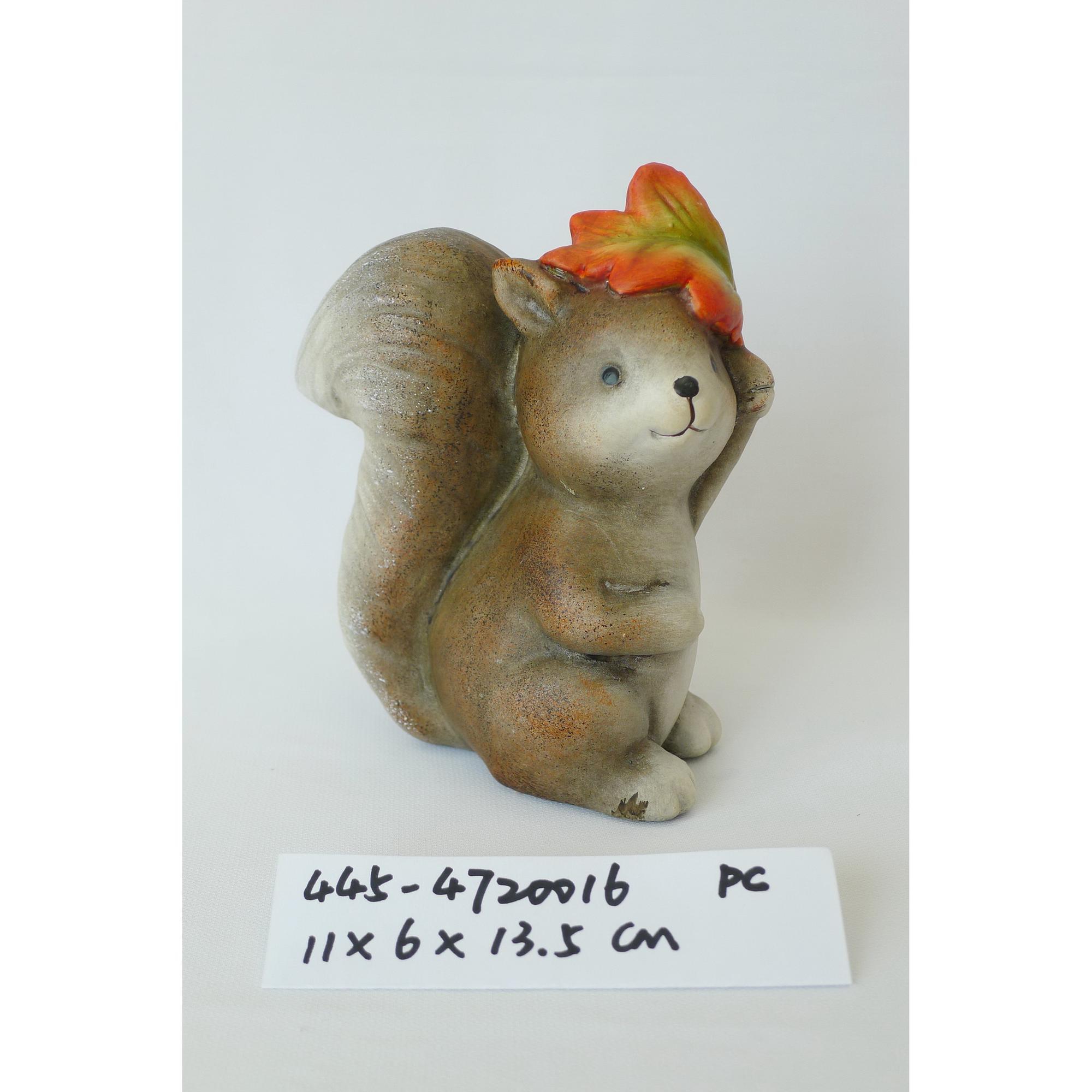 CERAMIC SQUIRREL DECOR - 445-4720016