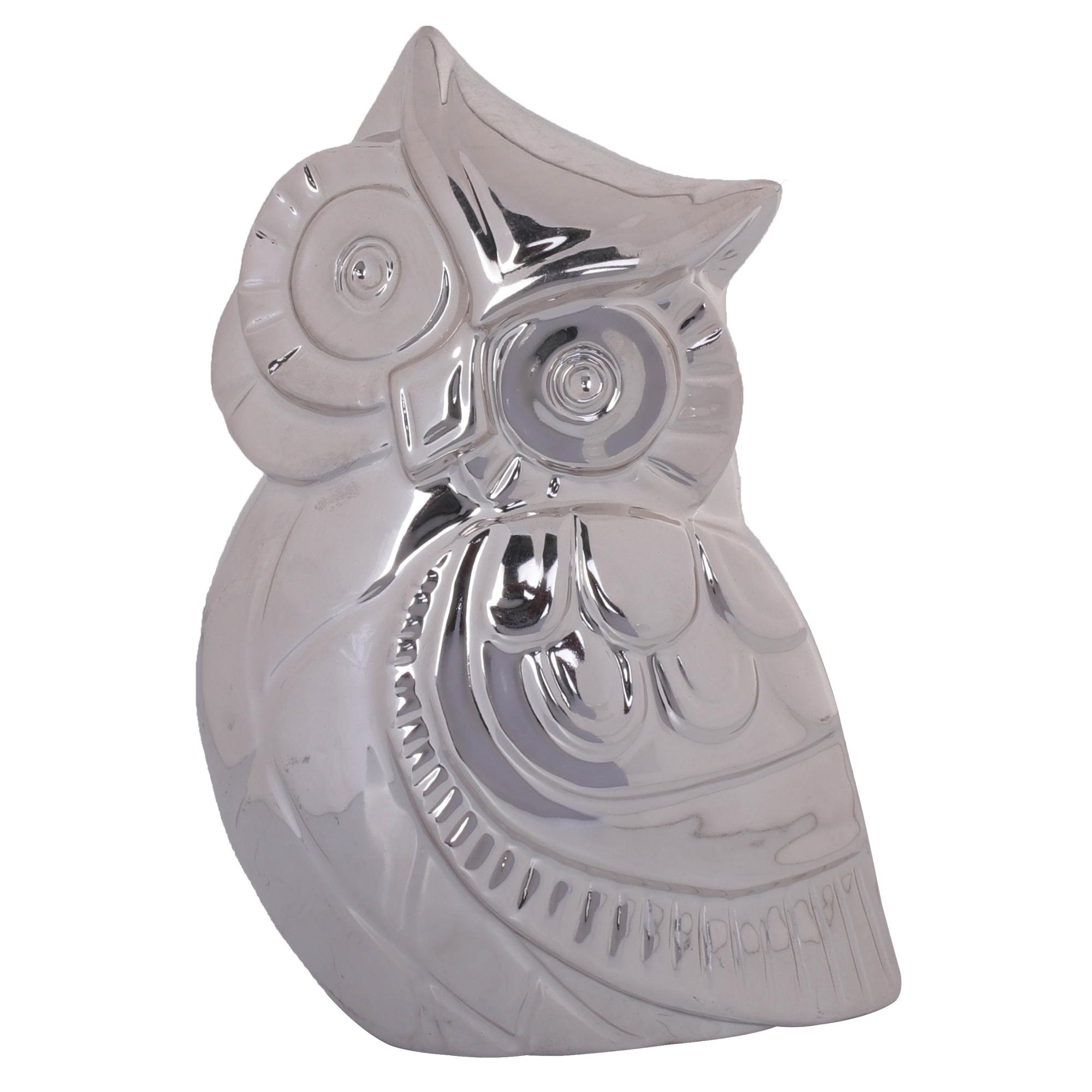 CERAMIC OWL DÉCOR - 445-636626