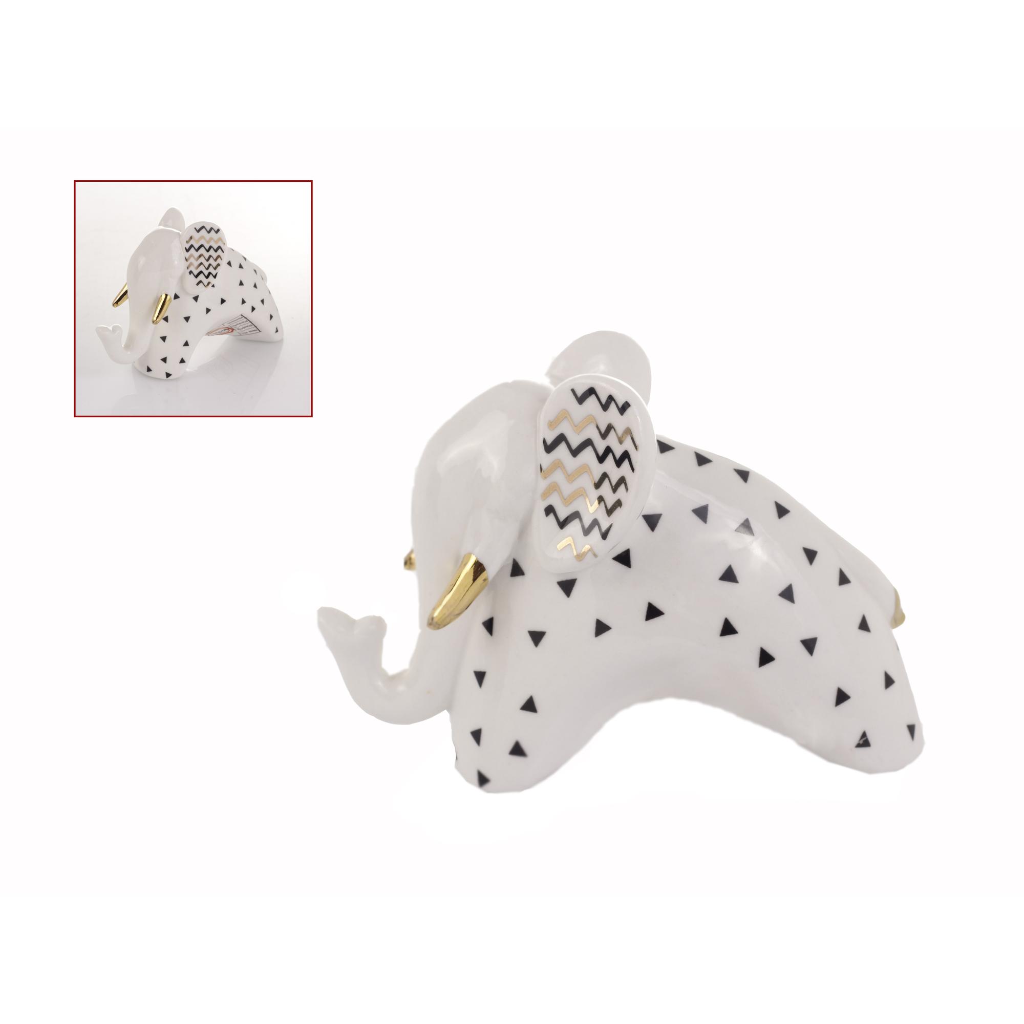 FIG ELEFANTE DECOR 10X4.3X7CM - 445-674007