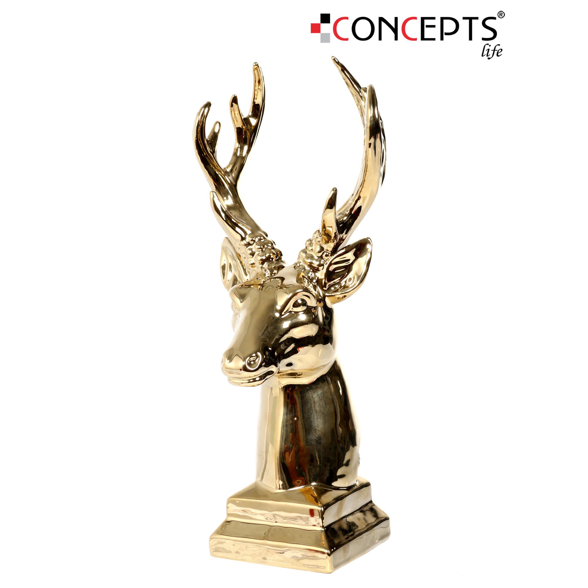 DECORATIVE DEER 13.5 X 13 X 33 CM - 445-762200