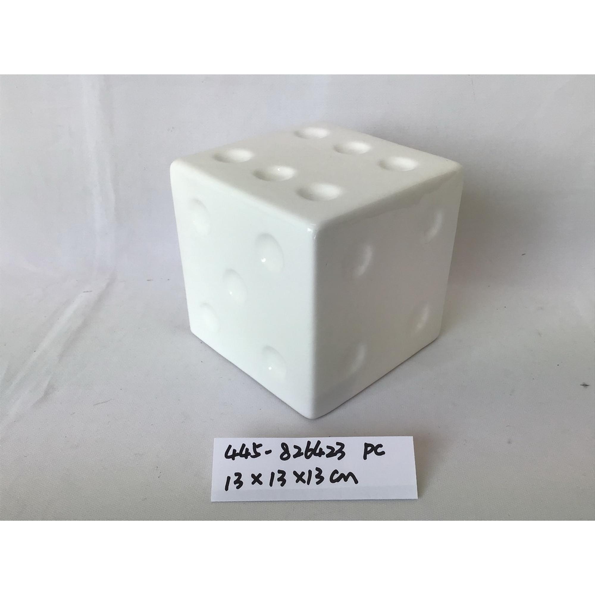 DICE DECOR 13X13X13CM - 445-826423