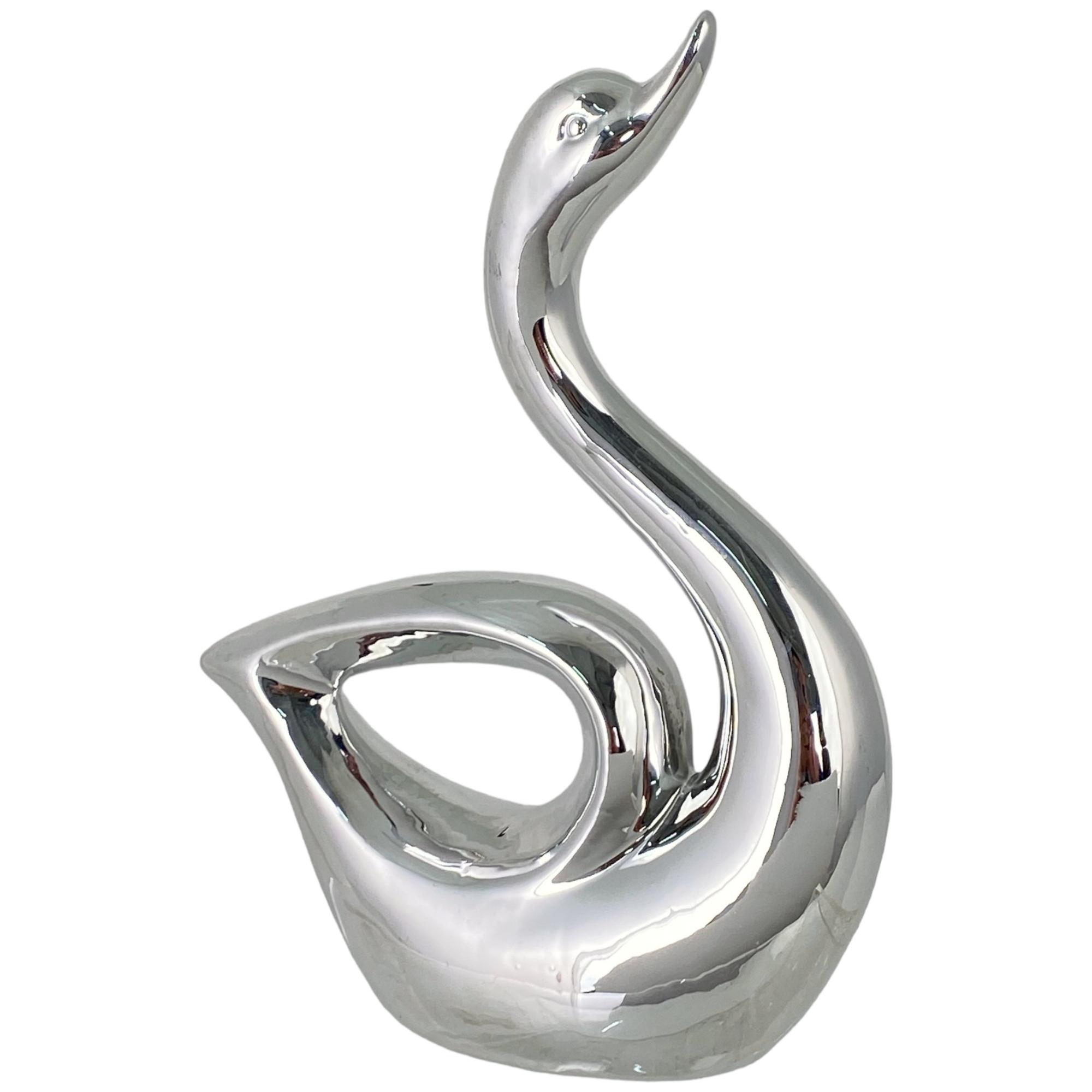 CISNE DE DECORAÇÃO 14,5X5,5X19,5 CM - 445-9911198