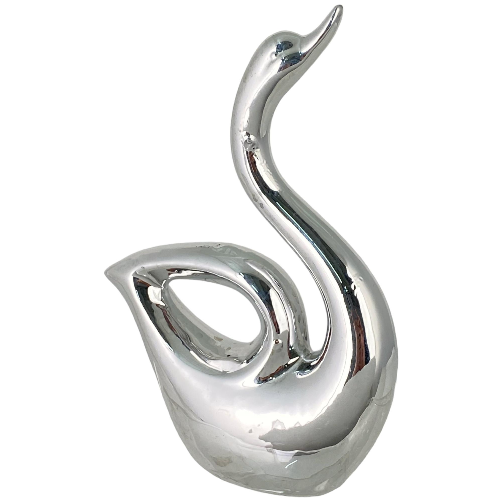 DECORAÇÃO DE CISNE 11,7X4,5X16,3 CM - 445-9911199