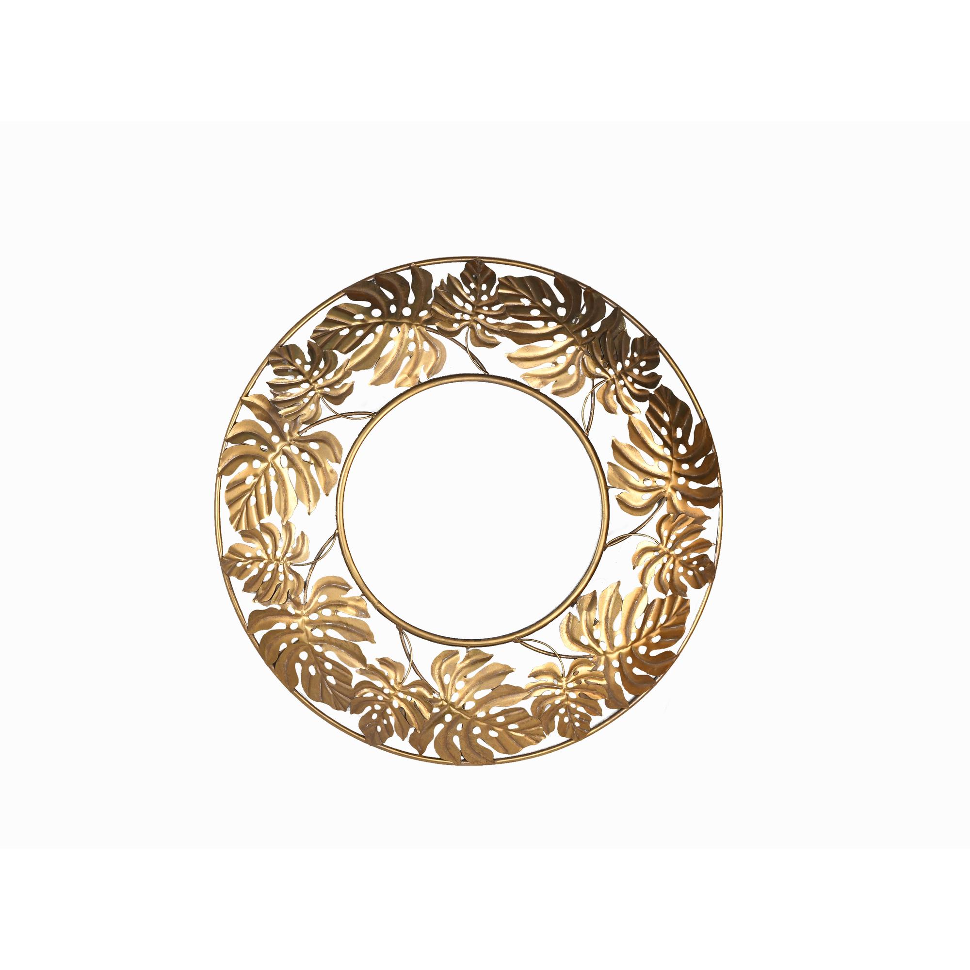 IRON WALL MIRROR W/ HOOK - 448-5711653
