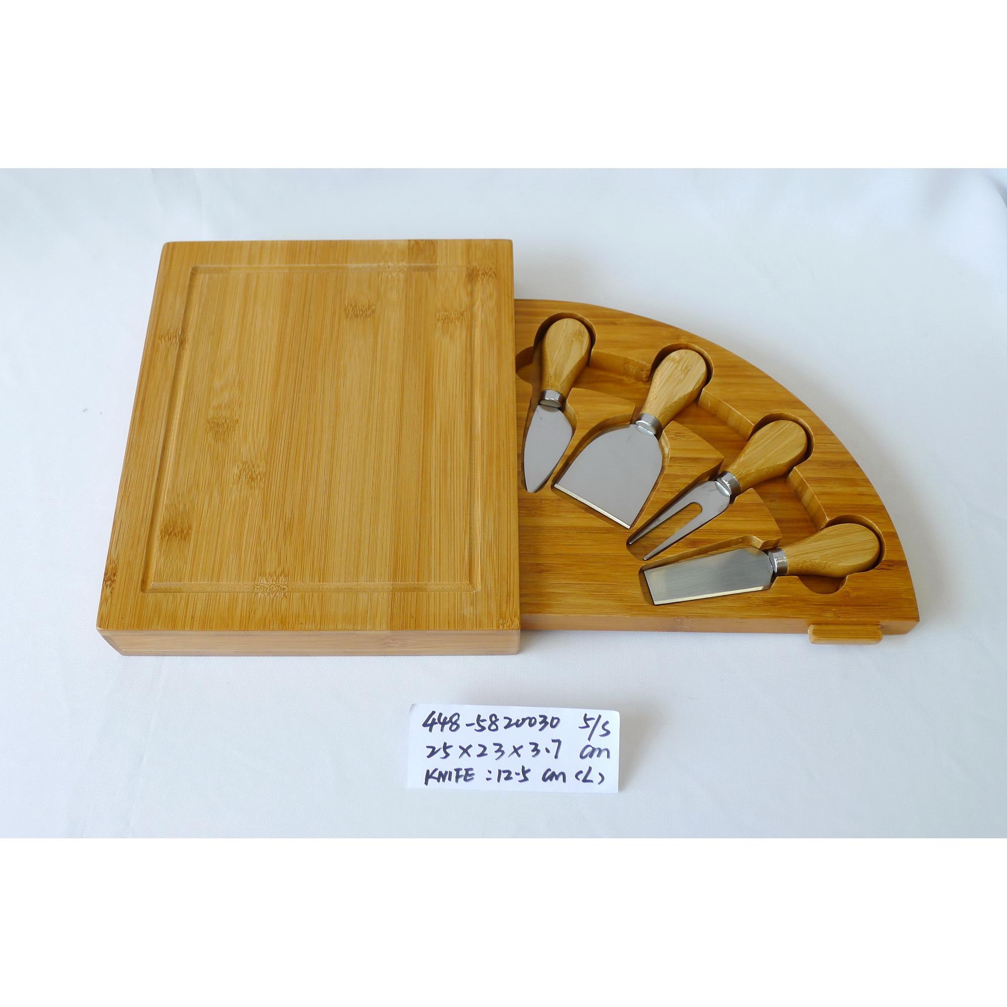 1 JARRO DE TÁBUA DE QUEIJOS 5 PEÇAS 25X23X - 448-5820030