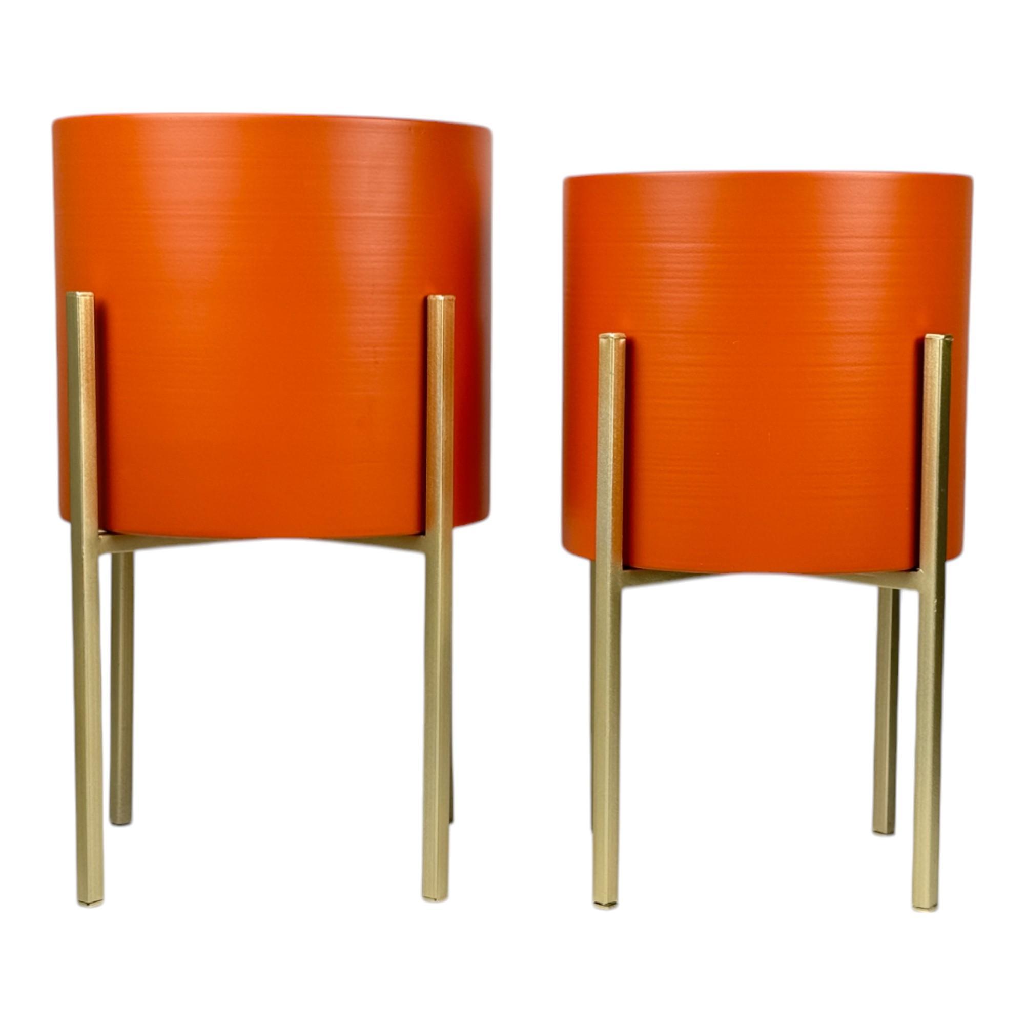 IRON 2/SET FLOWER POTS - 448-5920033