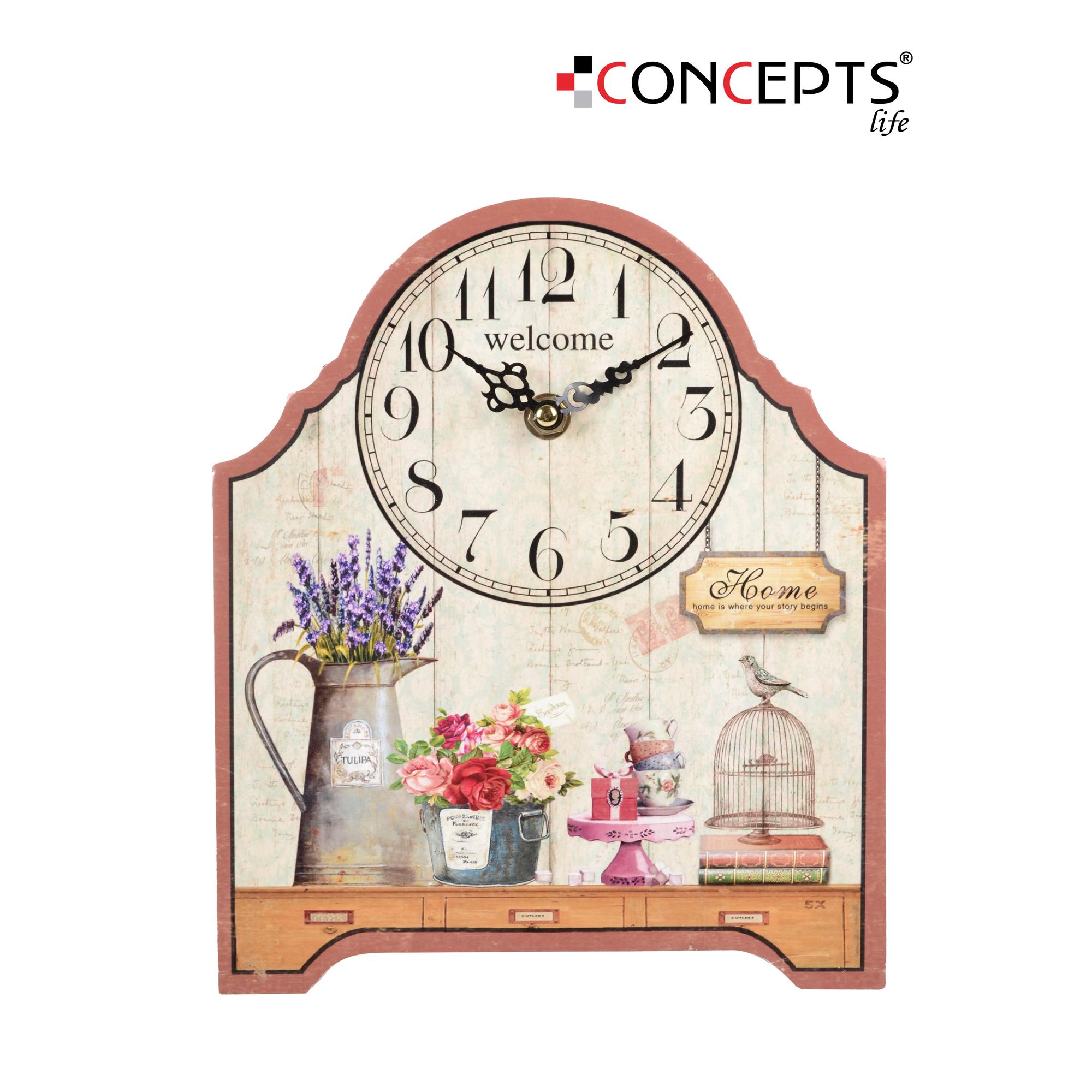 CLOCK D/TABLE BAT - 448-867026