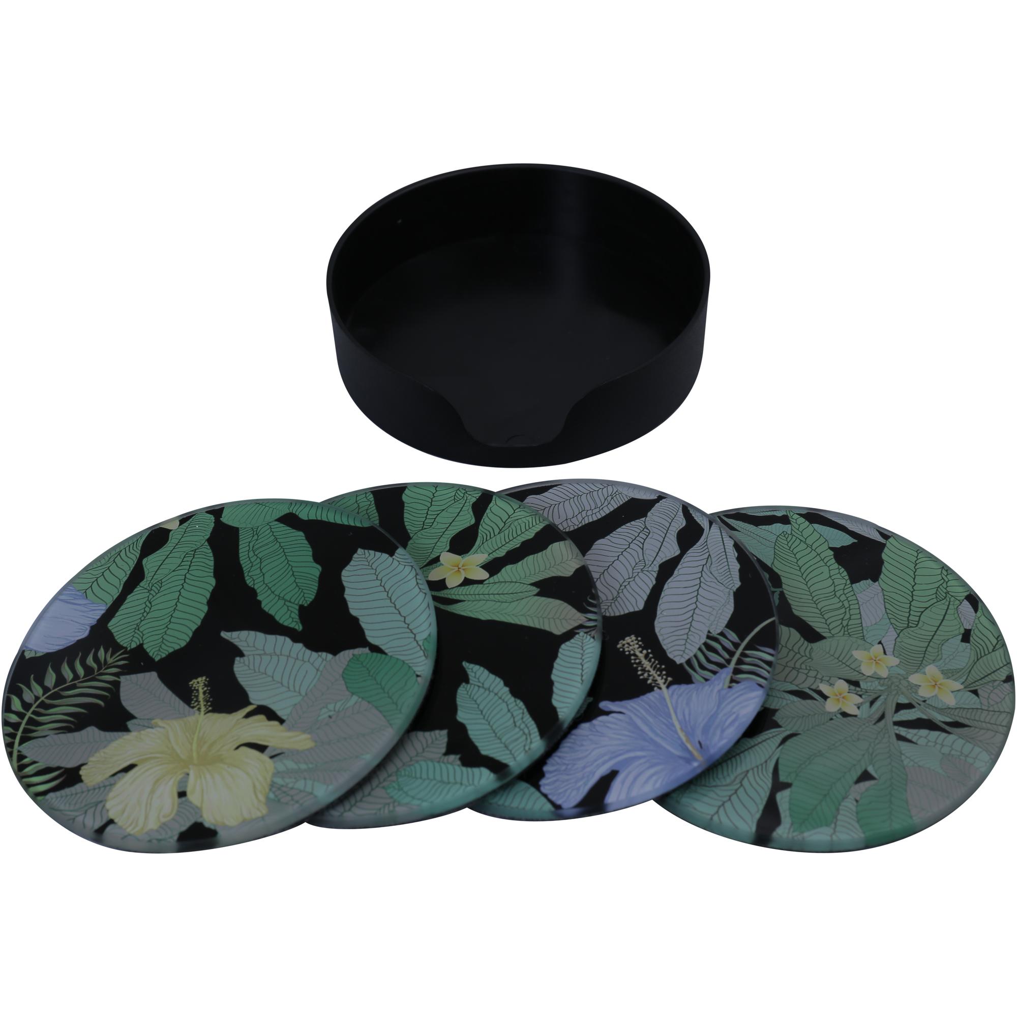 GLASS COASTER SET - 449-275913