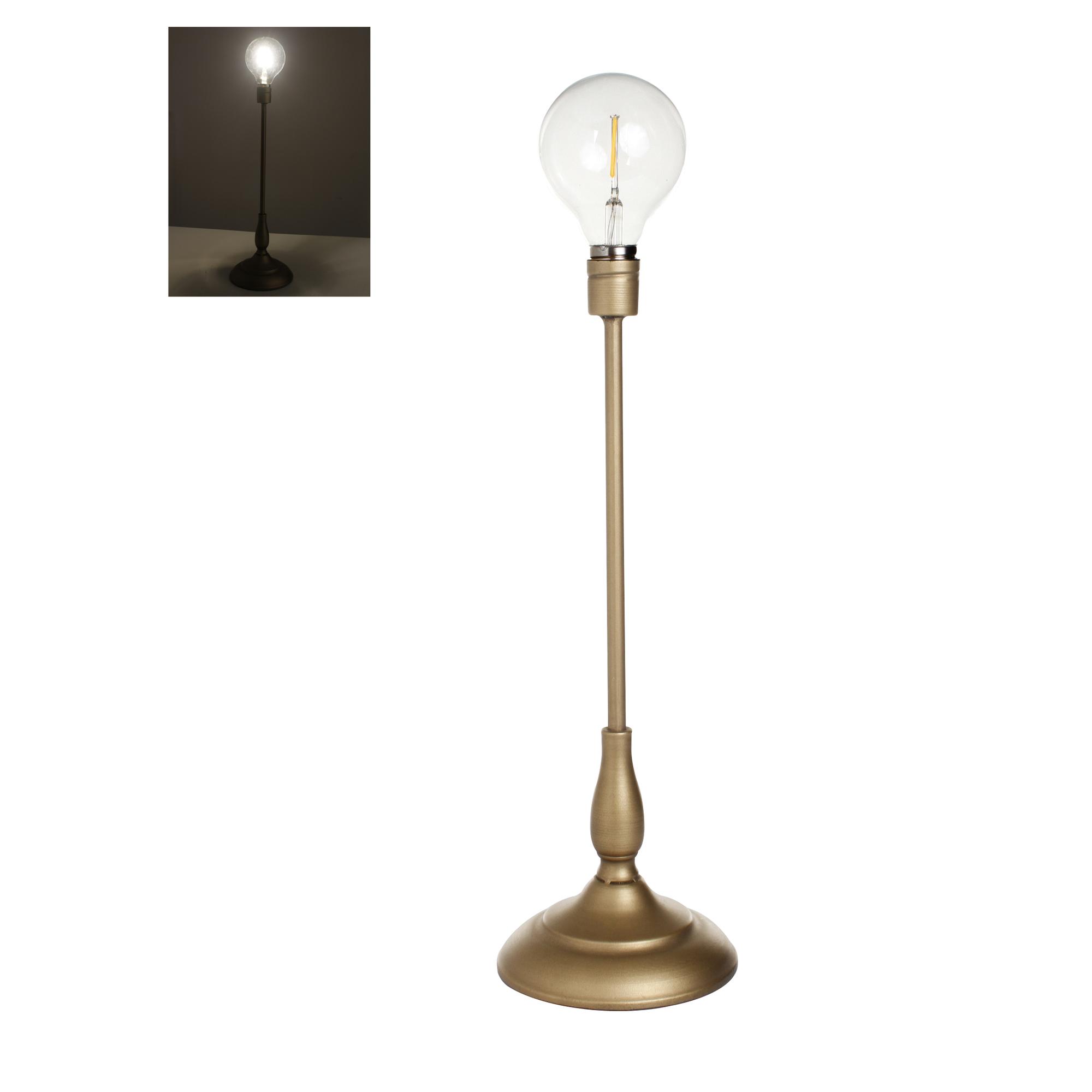 IRON LAMP DÉCOR W/ LIGHT( USE - 449-491870