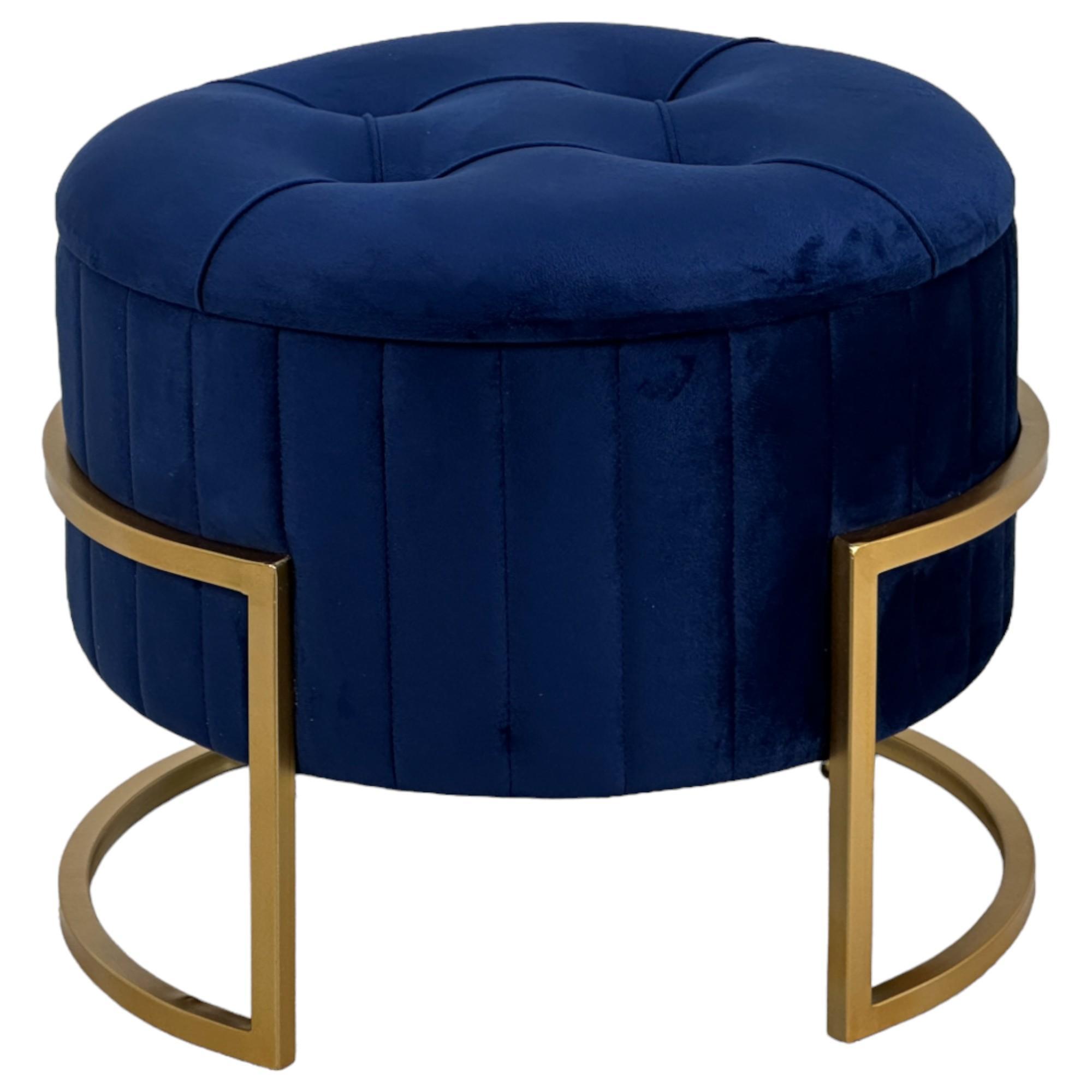 ROUND STOOL W. STORAGE FUNCTION - 449-9510007
