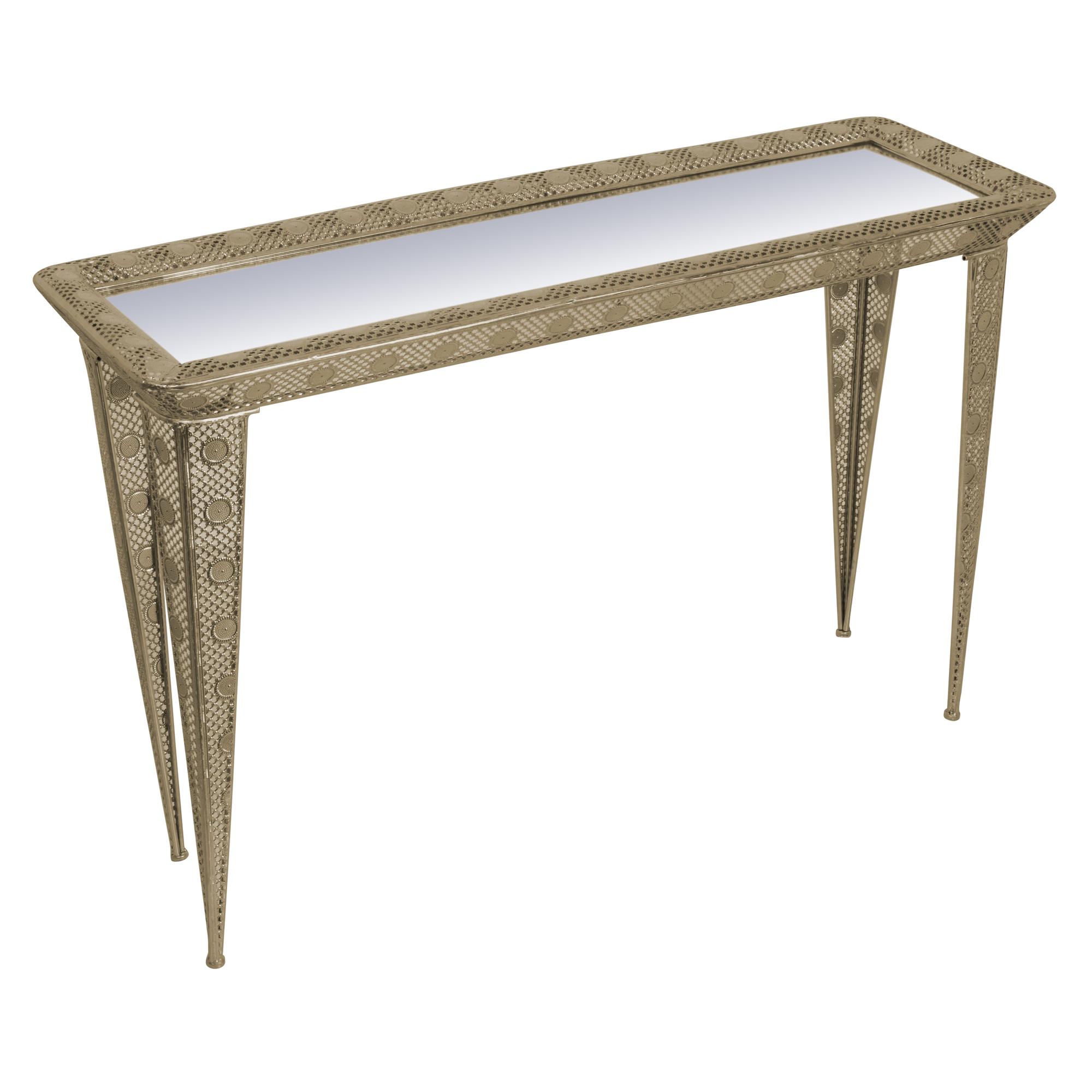 CONSOLE DOURADO 120X39X80CM - 454-030206