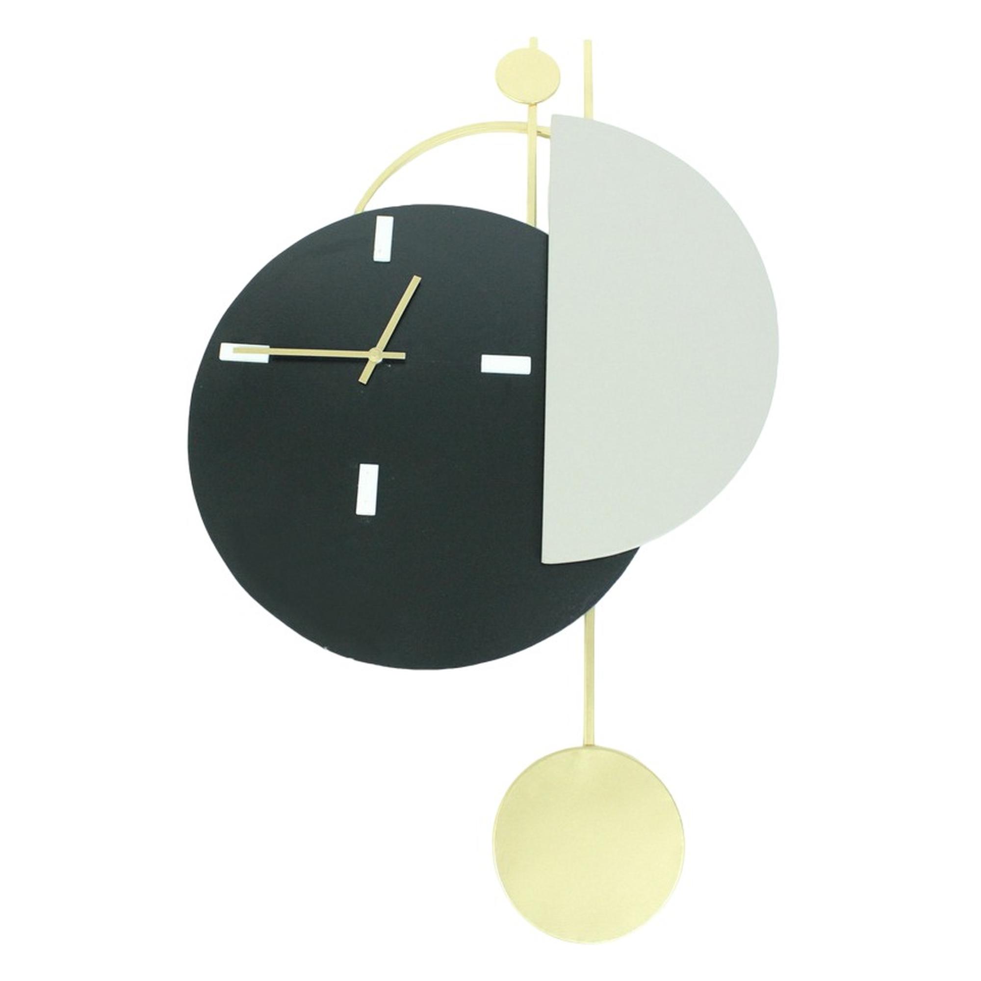 METAL / MDF WALL CLOCK USE 1X1.5VAA BATERRY NOT INCLUDED - 454-081155
