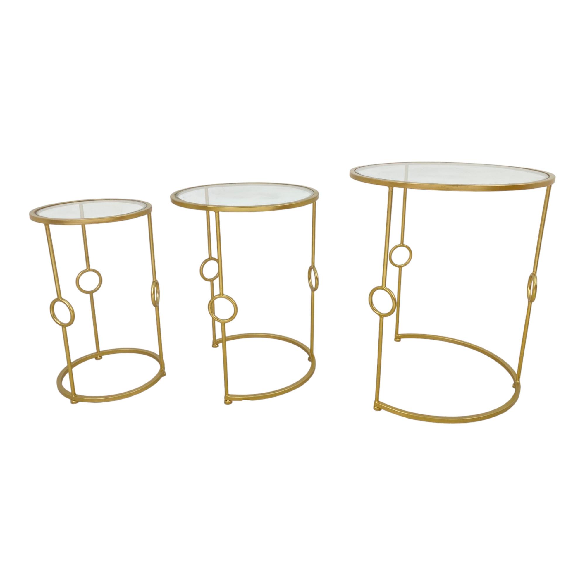 CONJUNTO DE KG 3/MESAS 3 PEÇAS 50X50X60,5 - 454-1300005