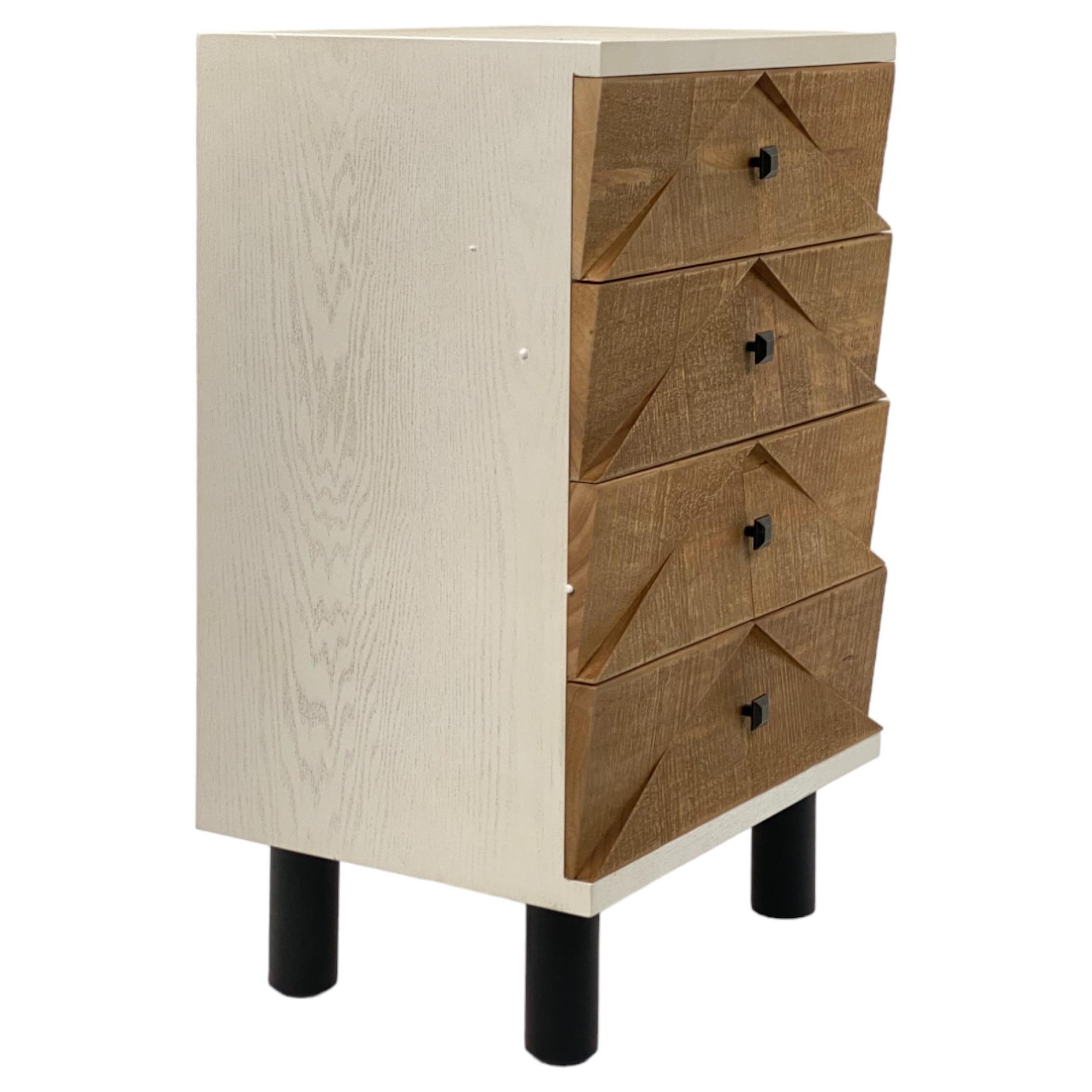 WOODEN CABINET W. IRON FEET - 454-2100019