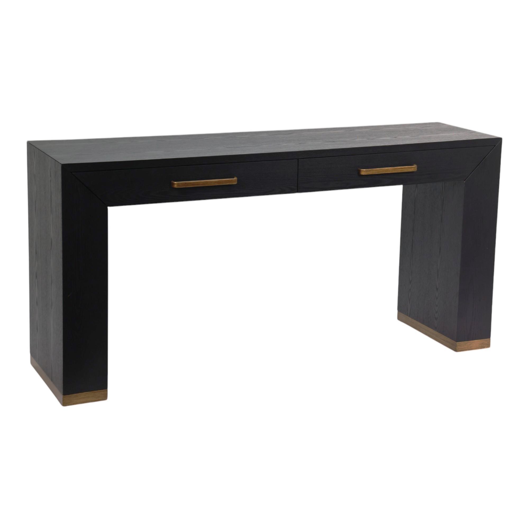 WOODEN CONSOLE TABLE W / 2 DRAWER - 454-2200012