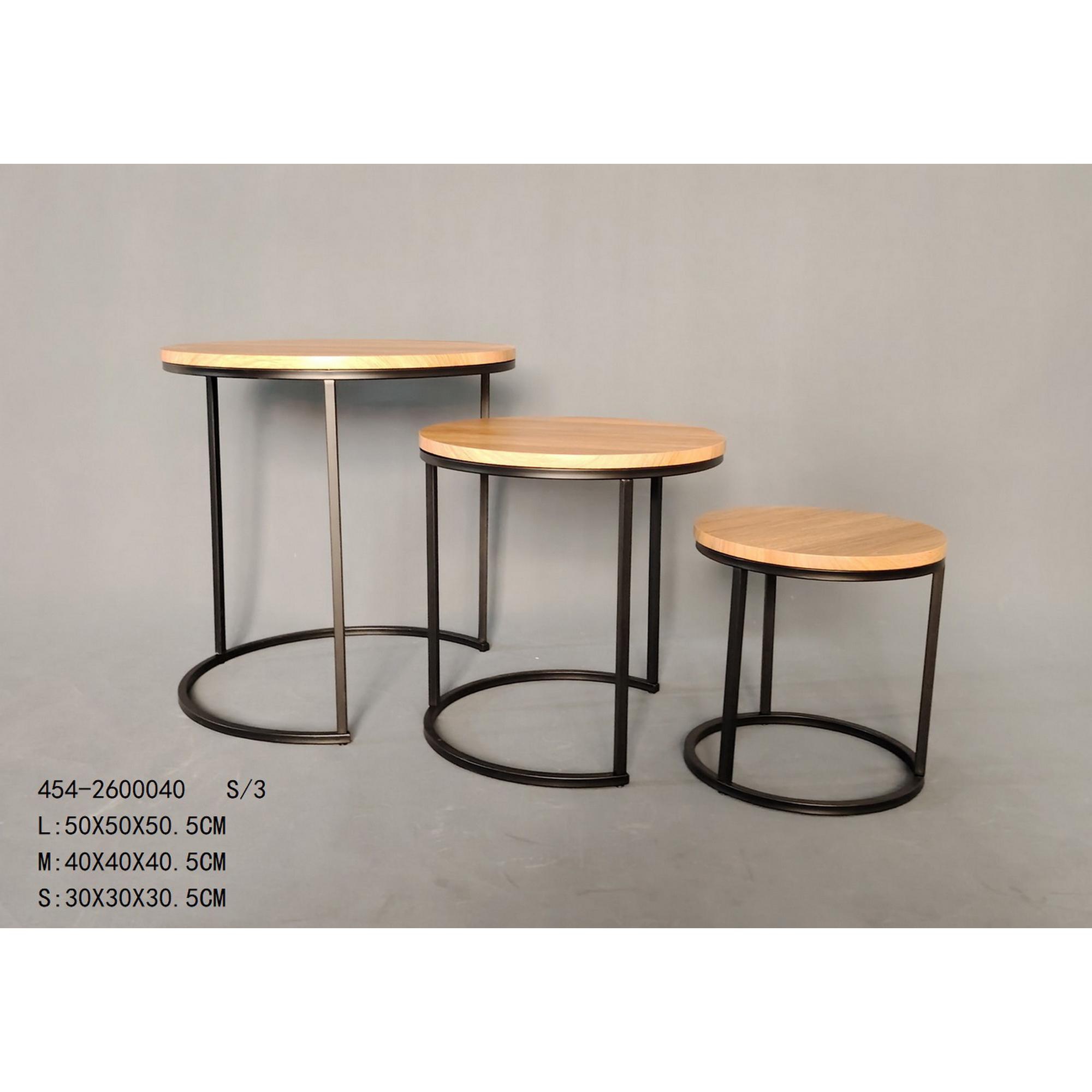 JG  DE MESAS 3PZ 50X50X50.5CM - 454-2600040