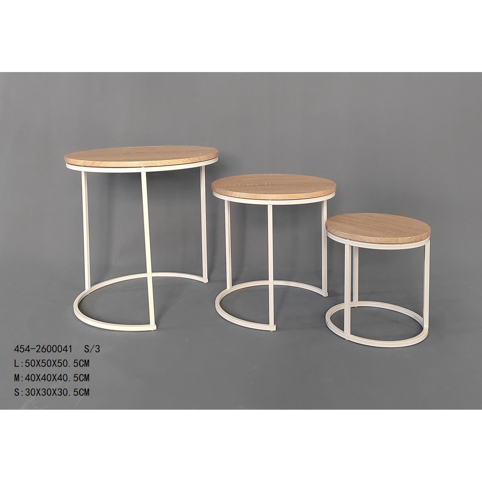 JG DE MESAS 3PZ 50X50X50.5CM - 454-2600041