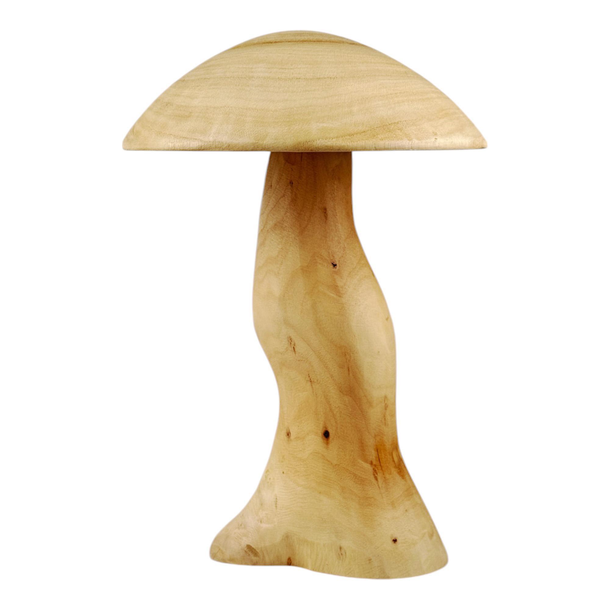 WOODEN MUSHROOM DCOR - 454-5900016