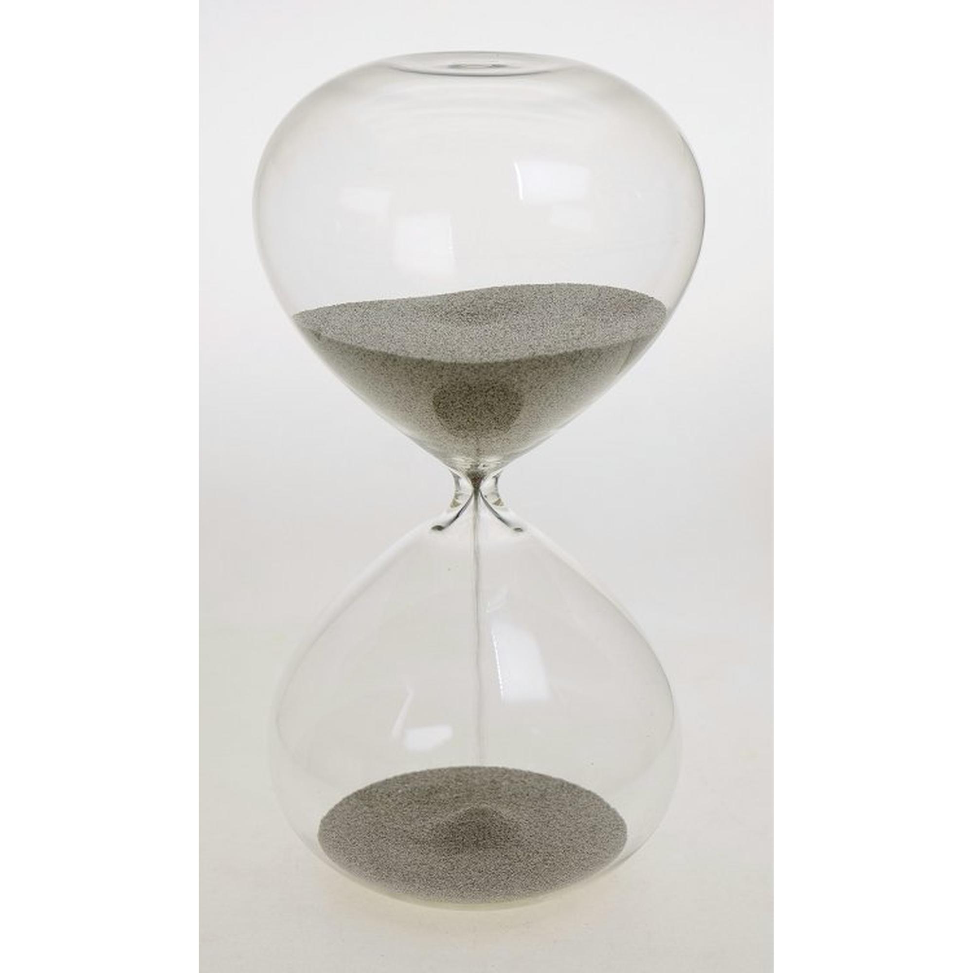 SAND TIMERH30CM15MINWITH SILVER ELECTROPLATING SANDS - 455-32677