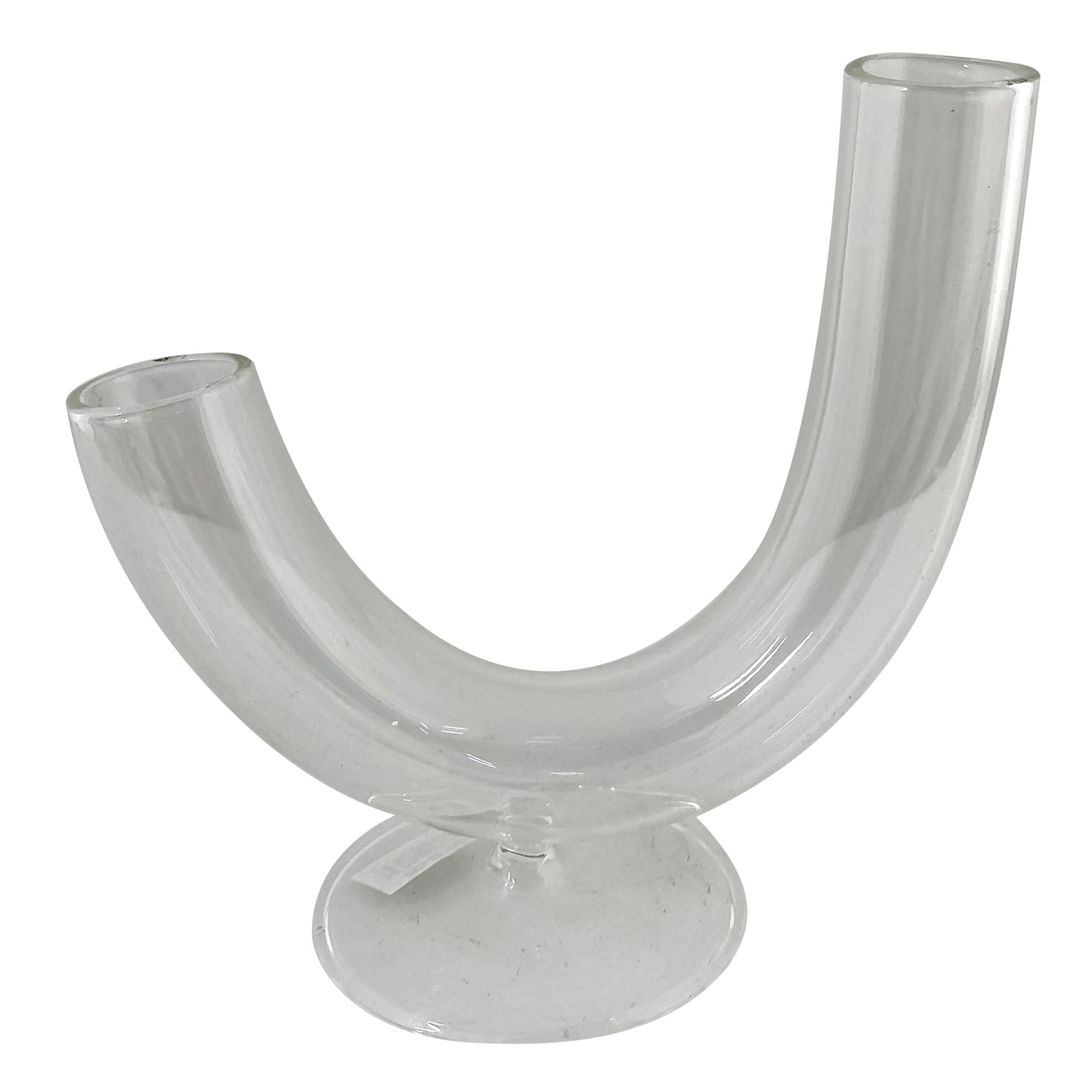 glass vase in clear color - 455-351002