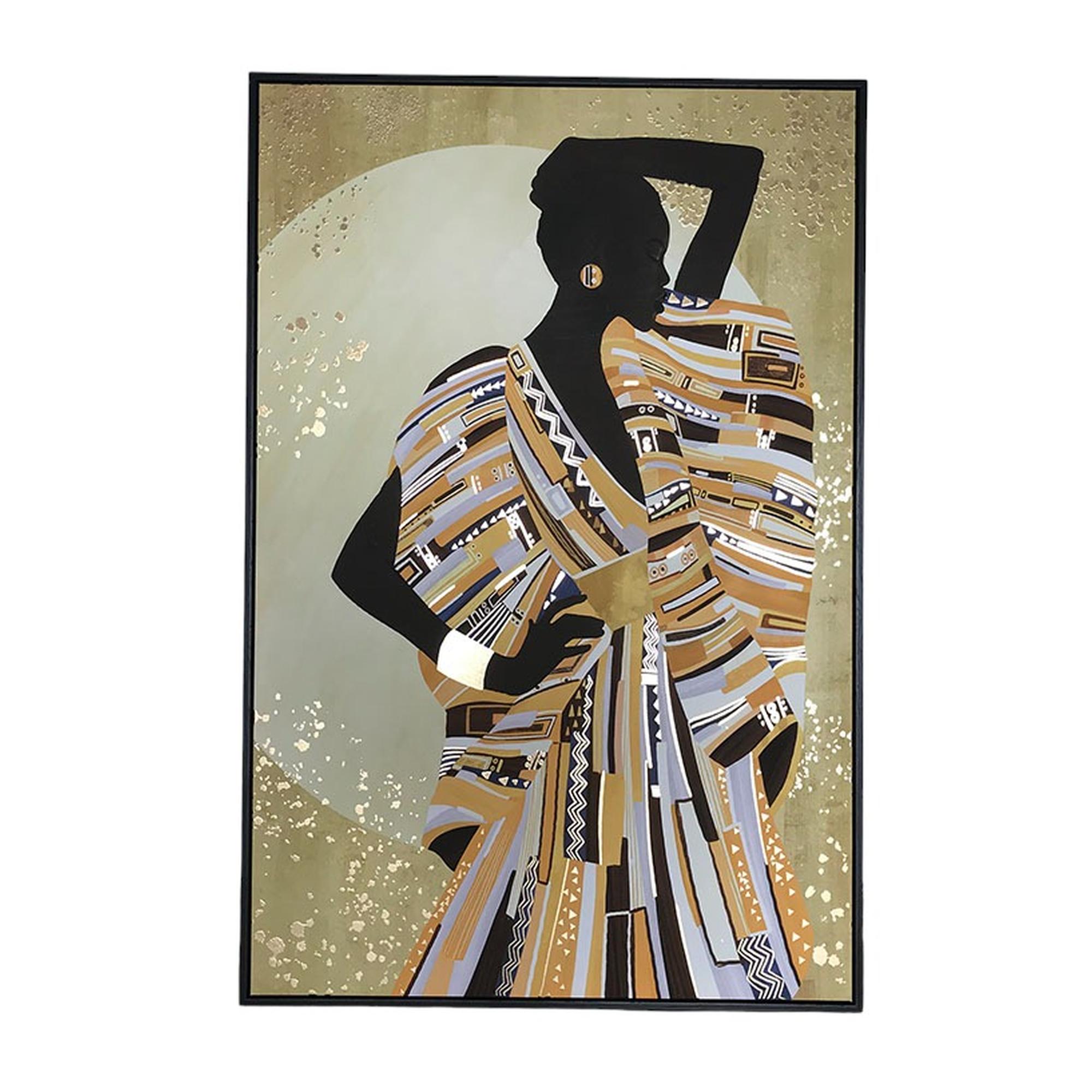 Framed Canvas printing with Foil Finish
80*120*4cm - 507-36065