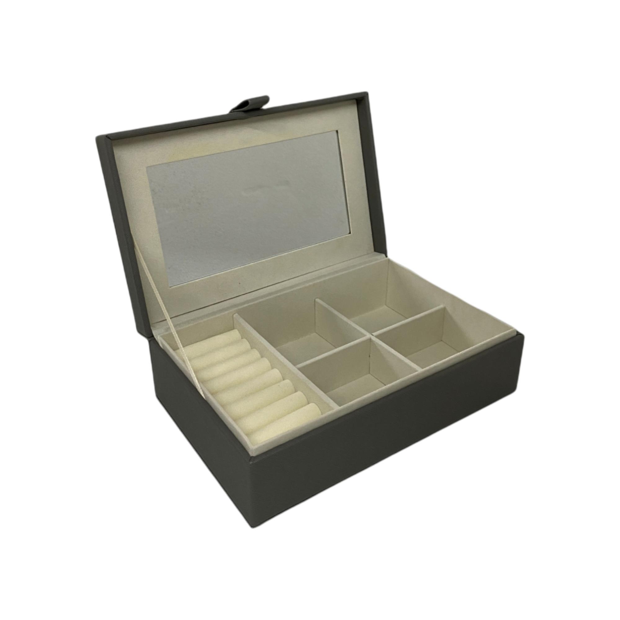 FAUX LEATHER JEWELRY BOX 25*16*7.5CM - 530-332024