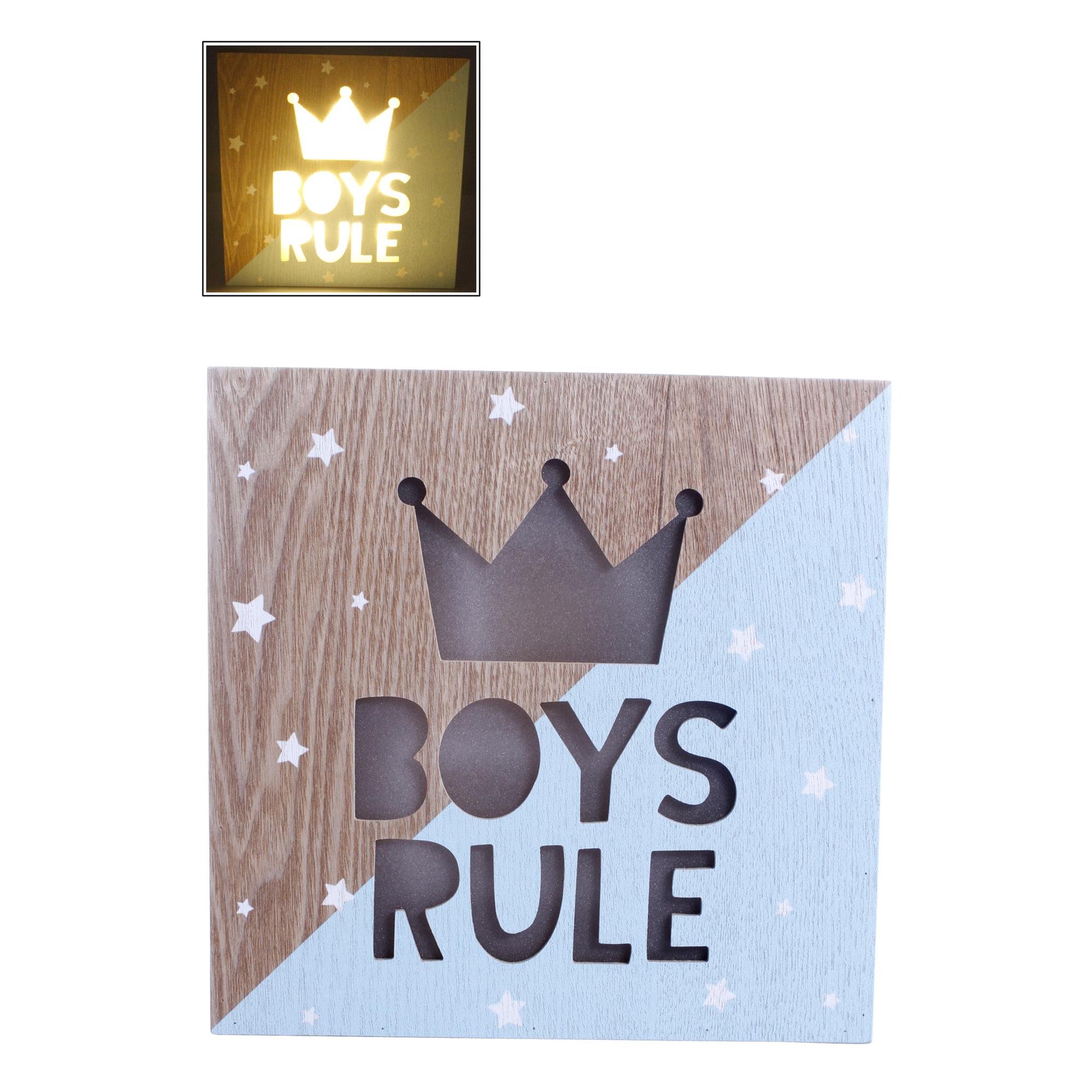 MDF SQUARE BOX W/LIGHT (OPERAT - 530-422441