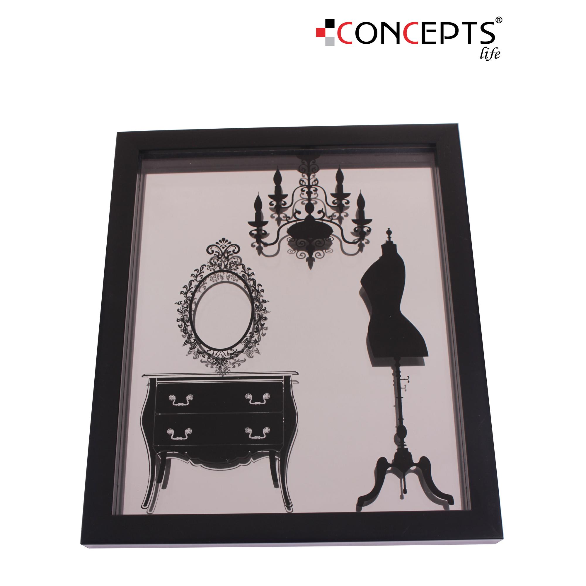 PS frame with MIRROR,SILKPRINT - 531-11113