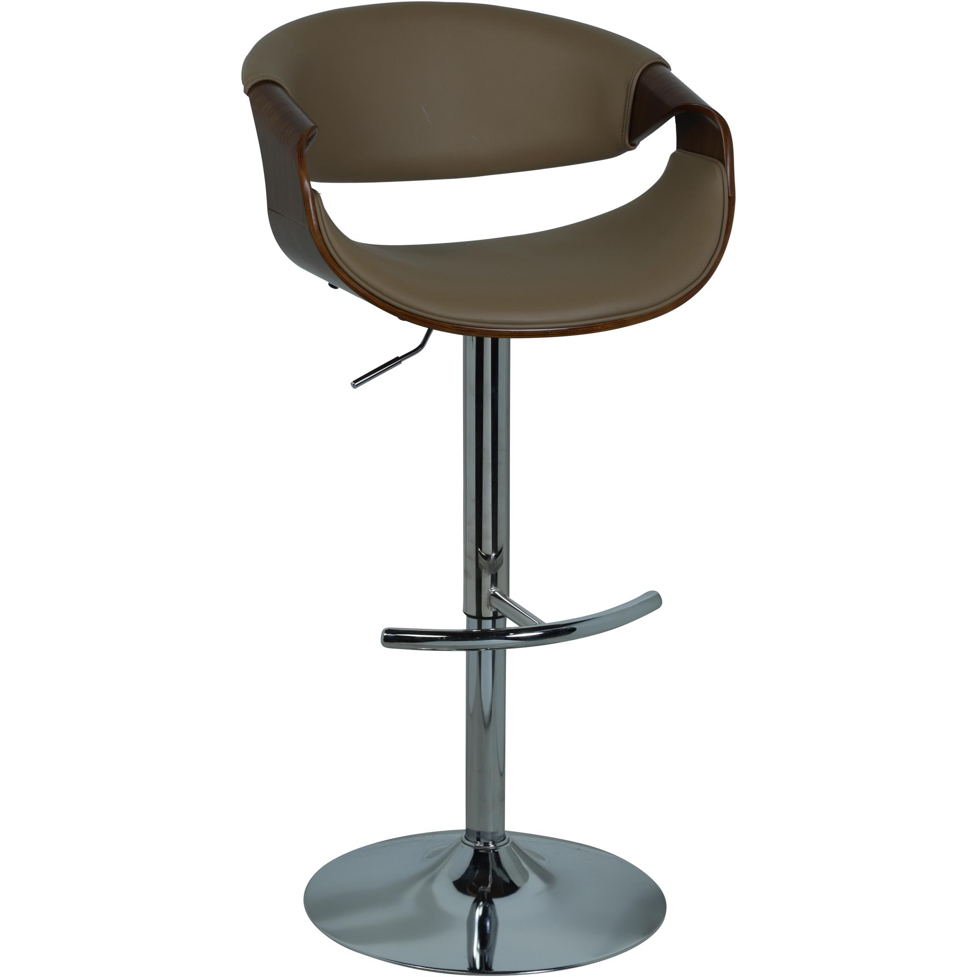 bar chair plywood frame with fabric chromed base base size:4 - 531-21192