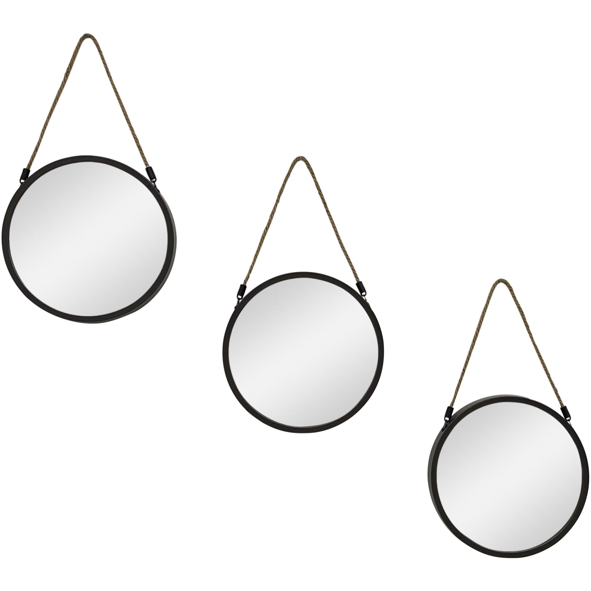 Set of 3x10" round mirror - 531-72460