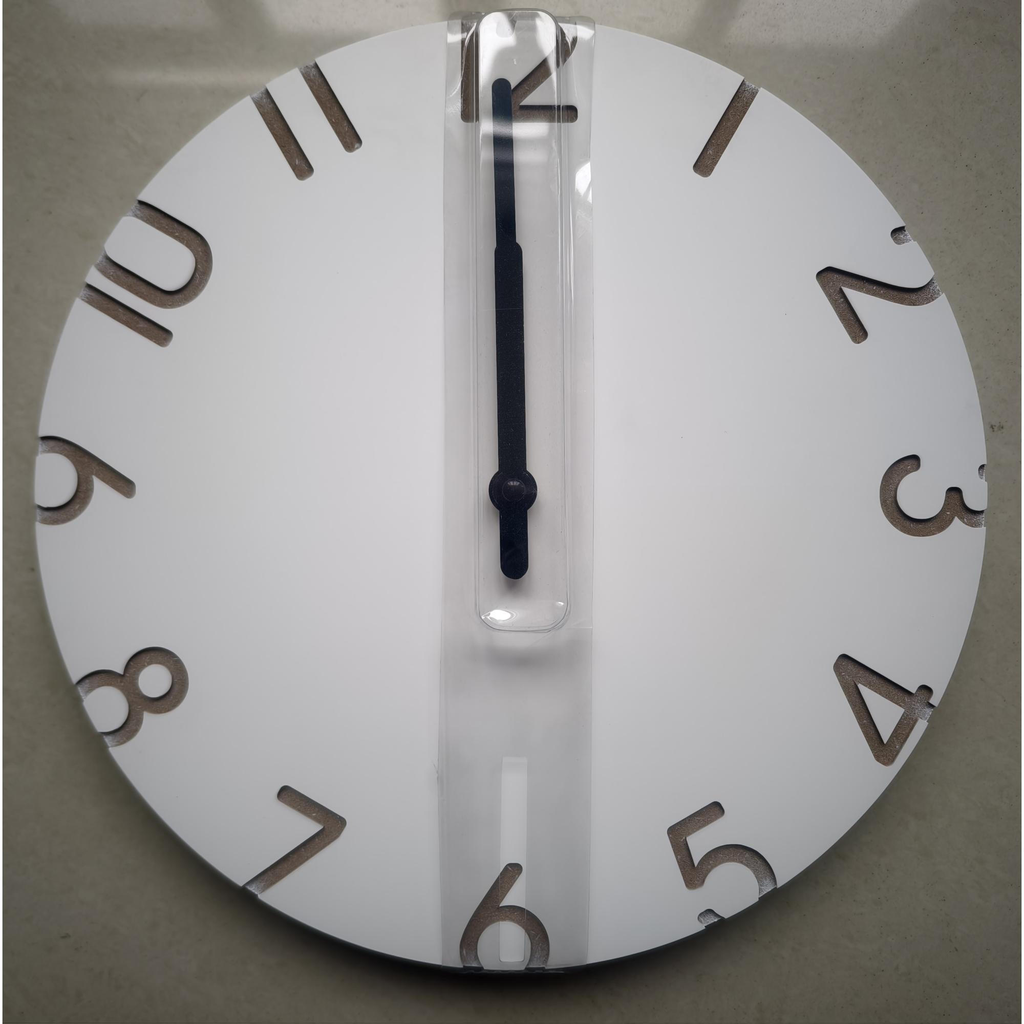 RELÓGIO C/ MOV A/BAT1 30X30X4CM - 542-120570