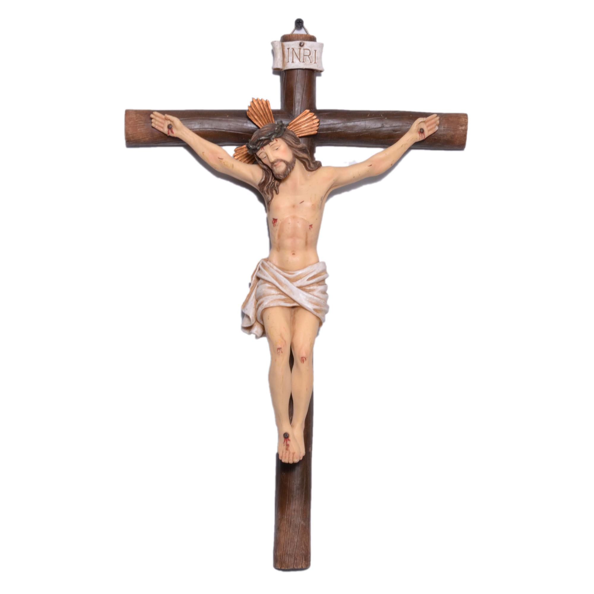 JESUS ON CROSS WALL PLAQUE - 556-00723