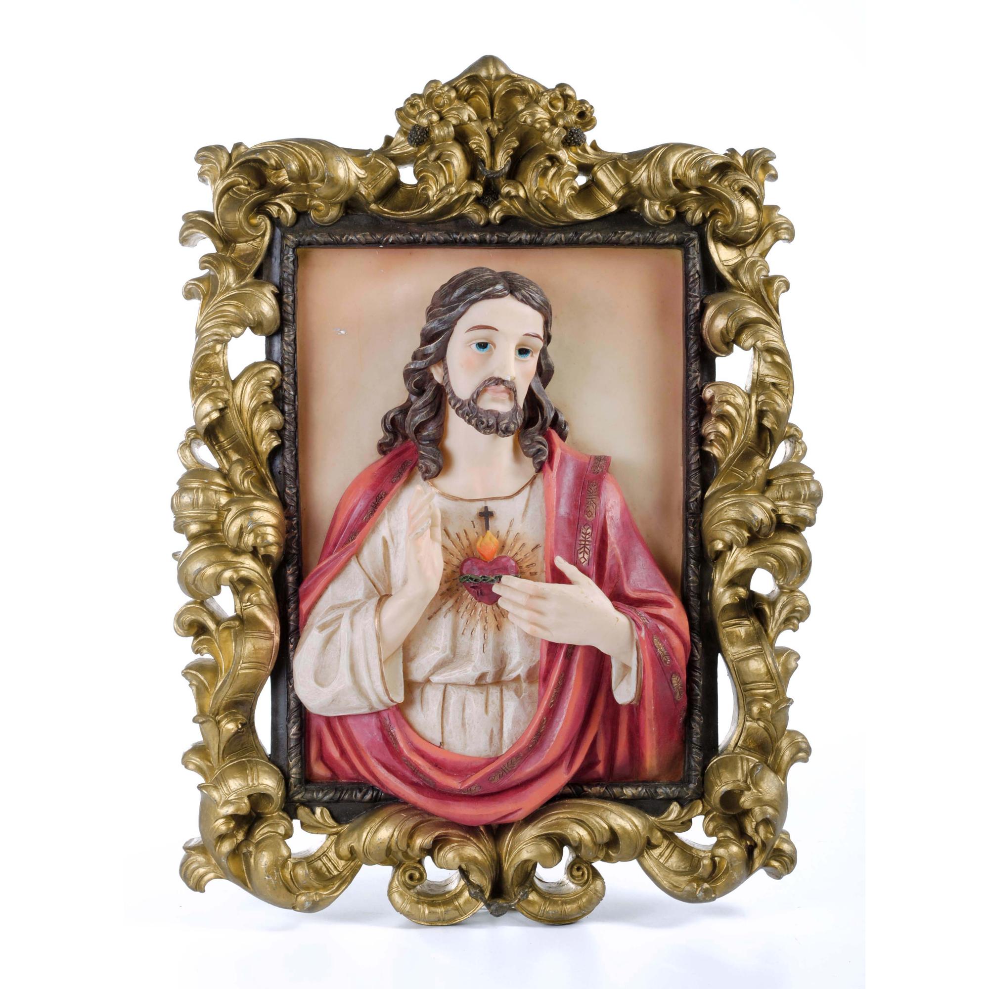 POLY SACRED HEAR OF JESUS WALL - 556-00774