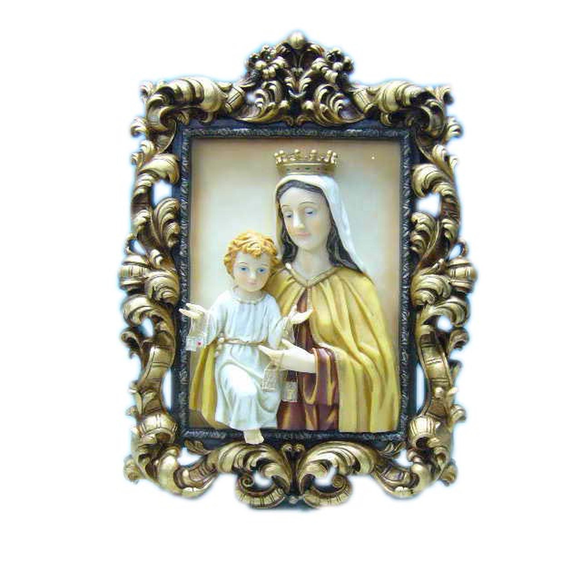 POLY CARMEN WALL PLAQUE - 556-00776