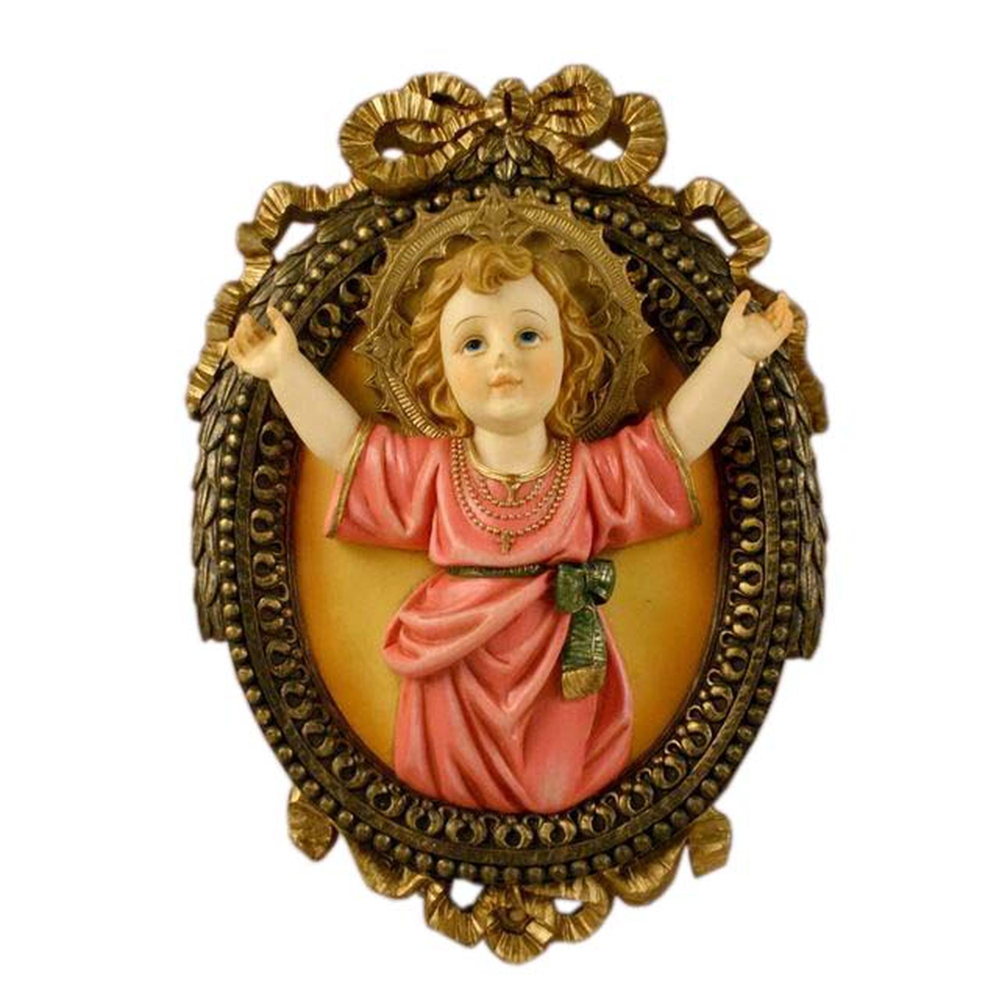 POLY DIVINO NINO WALL PLAQUE W - 556-03019