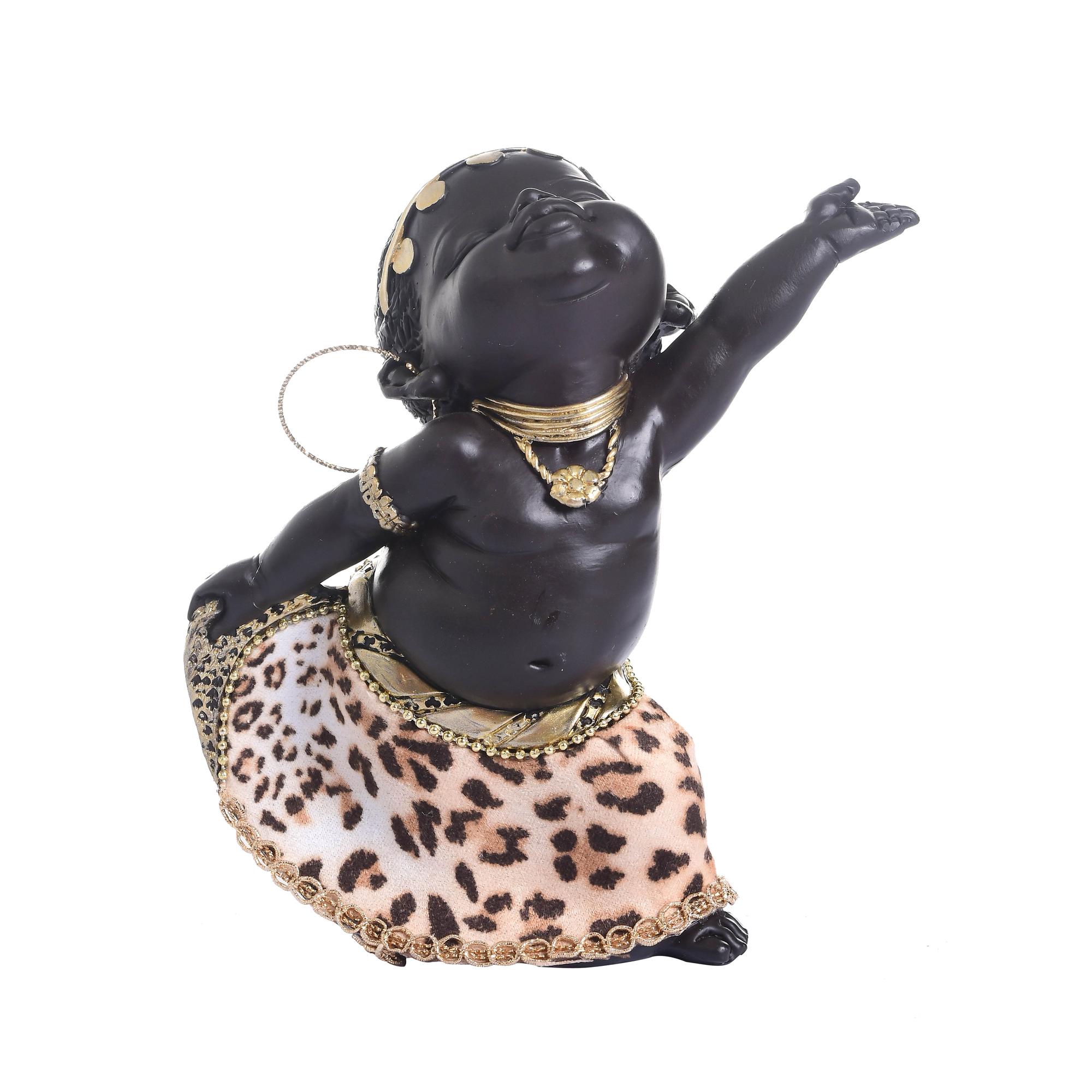 POLY DANCING AFRICAN KID DÉCOR - 559-02629