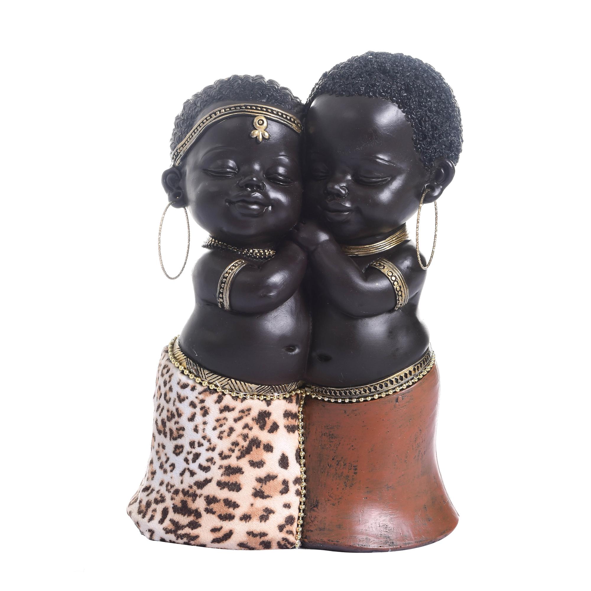 POLY AFRICAN KIDS DECOR - 559-02631