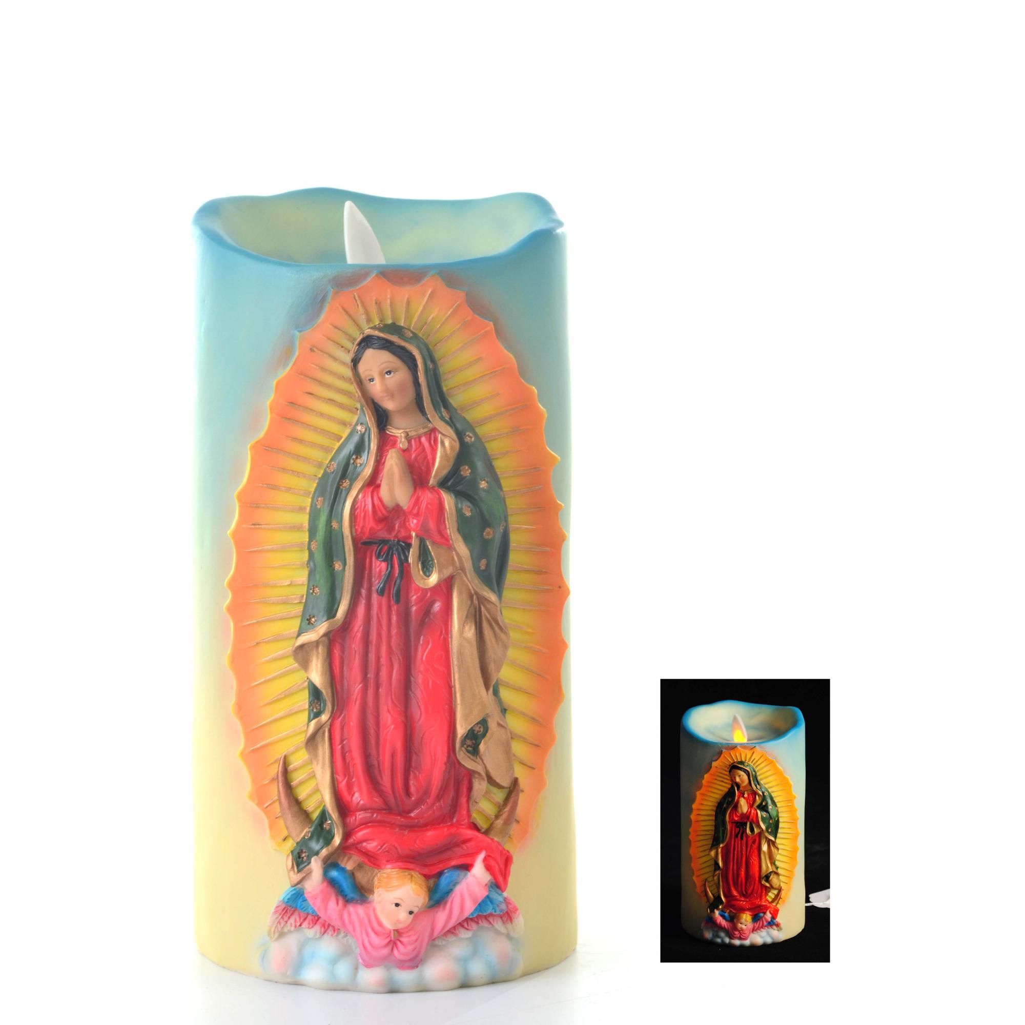VIRG CANDLE. GUADALUPE D/DRUMS - 559-510043