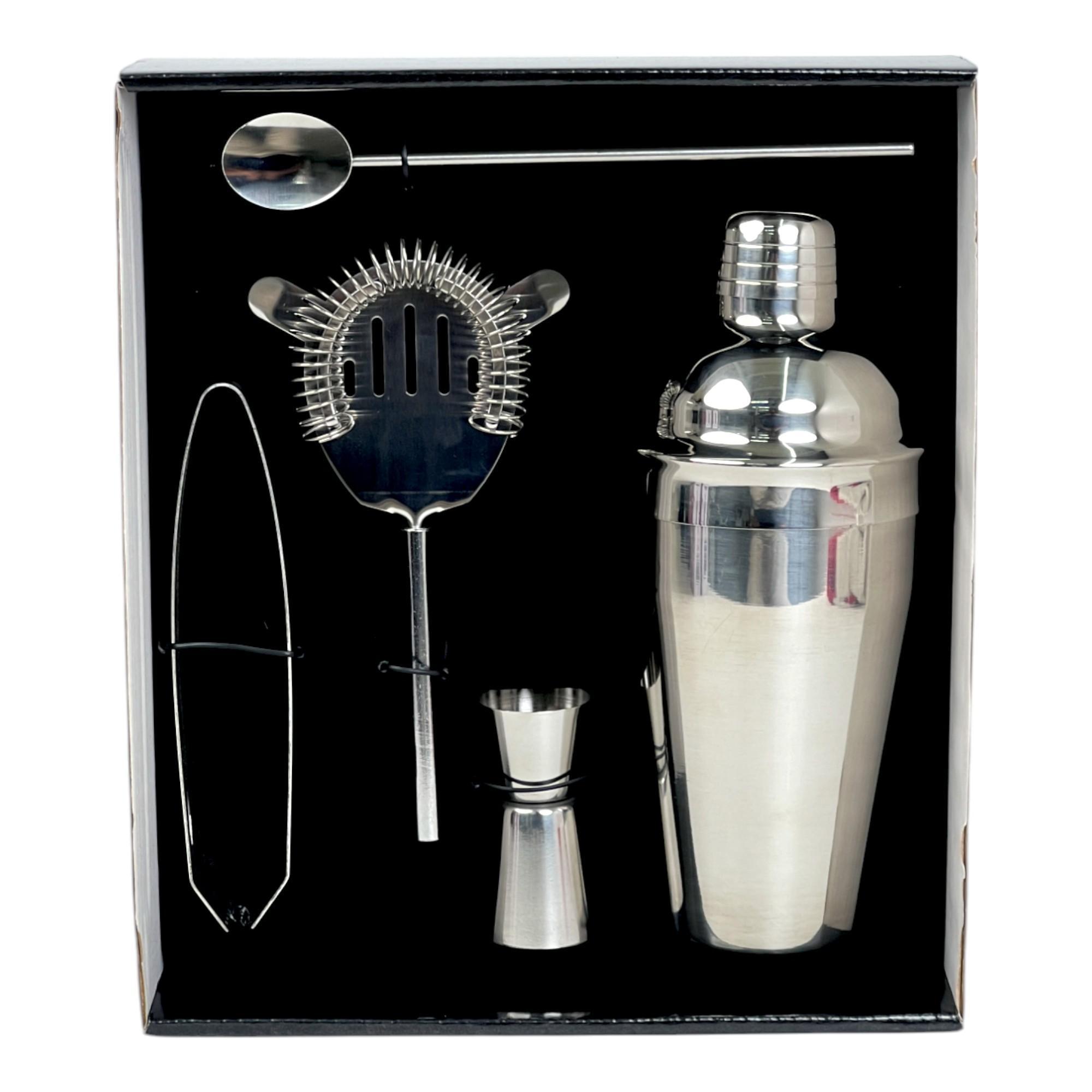 5pcs cocktail shaker bar set-26.7X23X9.1CM - 567-411352