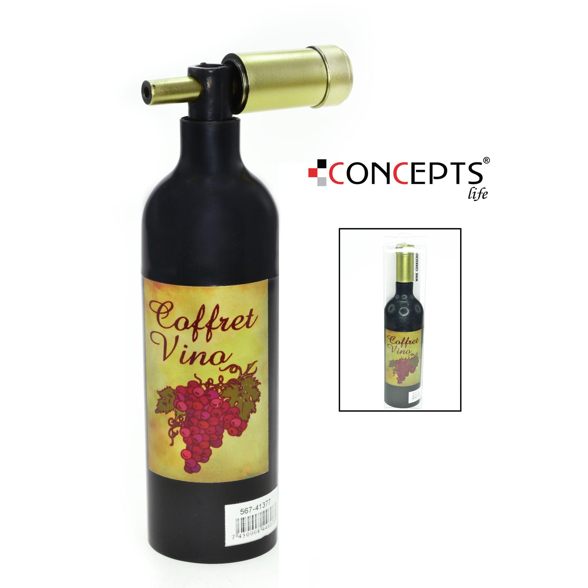 gold top bottle shaped corkscr - 567-41377