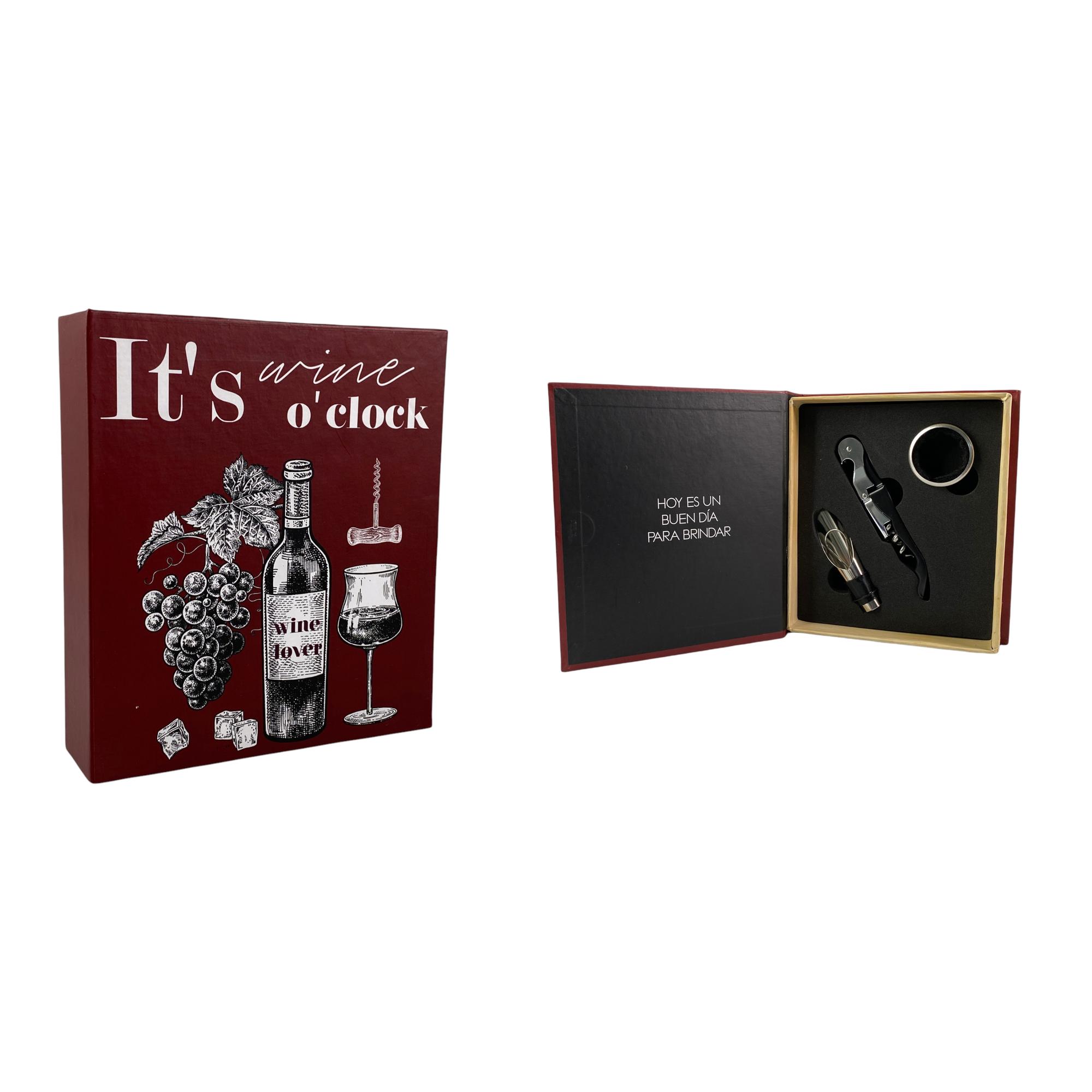 Book case with waiter's corkscrewpourercolar-16.5X14.5X4 cm - 567-41882