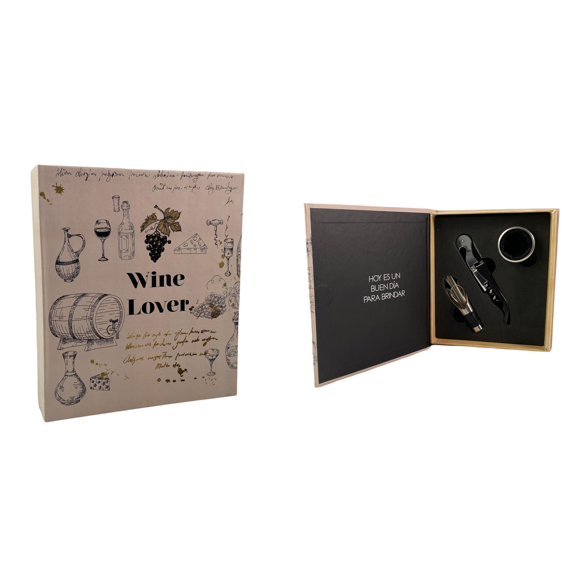 Book case with waiter's corkscrewpourercolar-16.5X14.5X4 cm - 567-41887