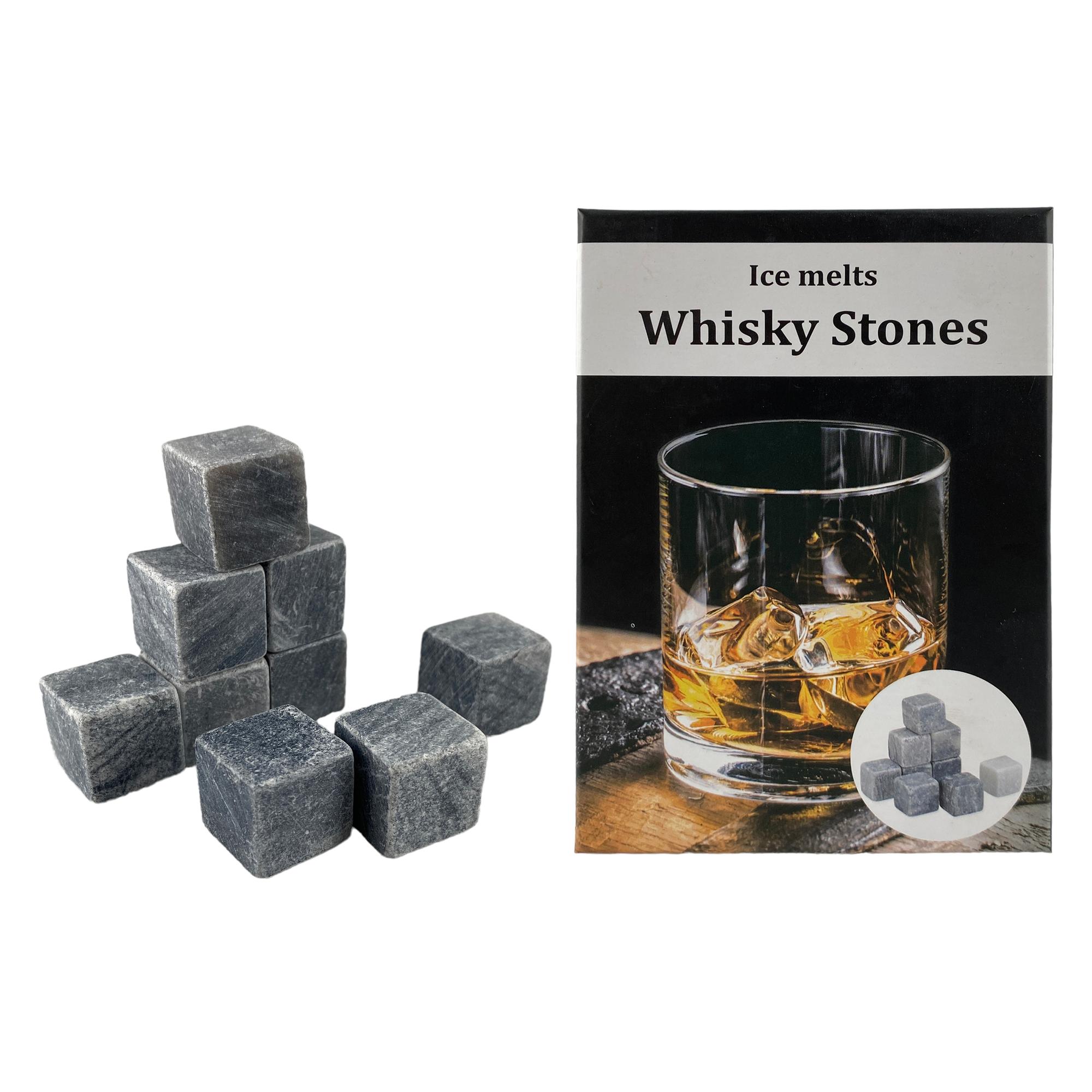 Cooling stones set (9pcs) withvelvet bag-15.3X10.8X2.9cm - 567-41998