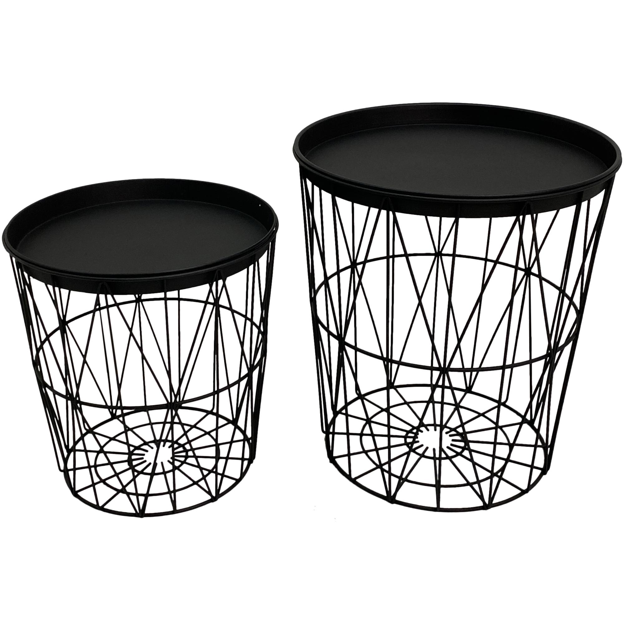 Set of 2 Metal table - 567-59080