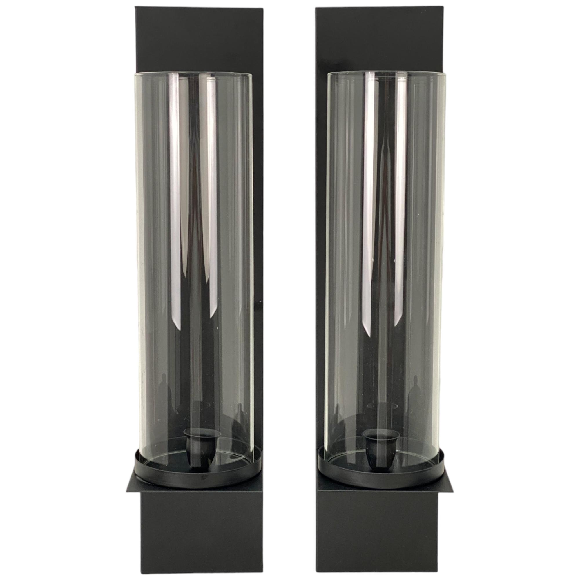 S/2 metal wall sconce 10x11.5x46cm - 567-59162