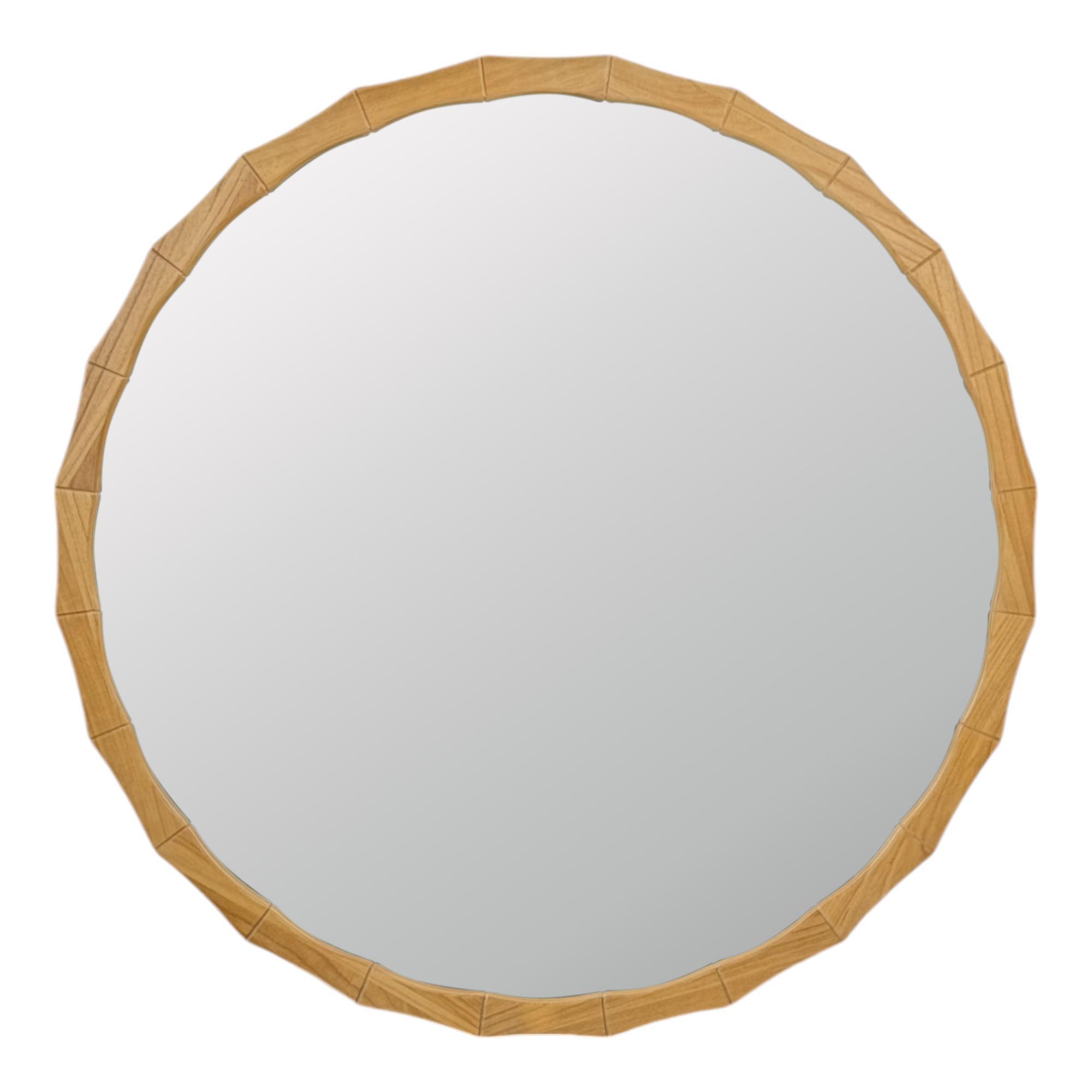 wood frame with flat mirror120*120*3cm - 567-64015