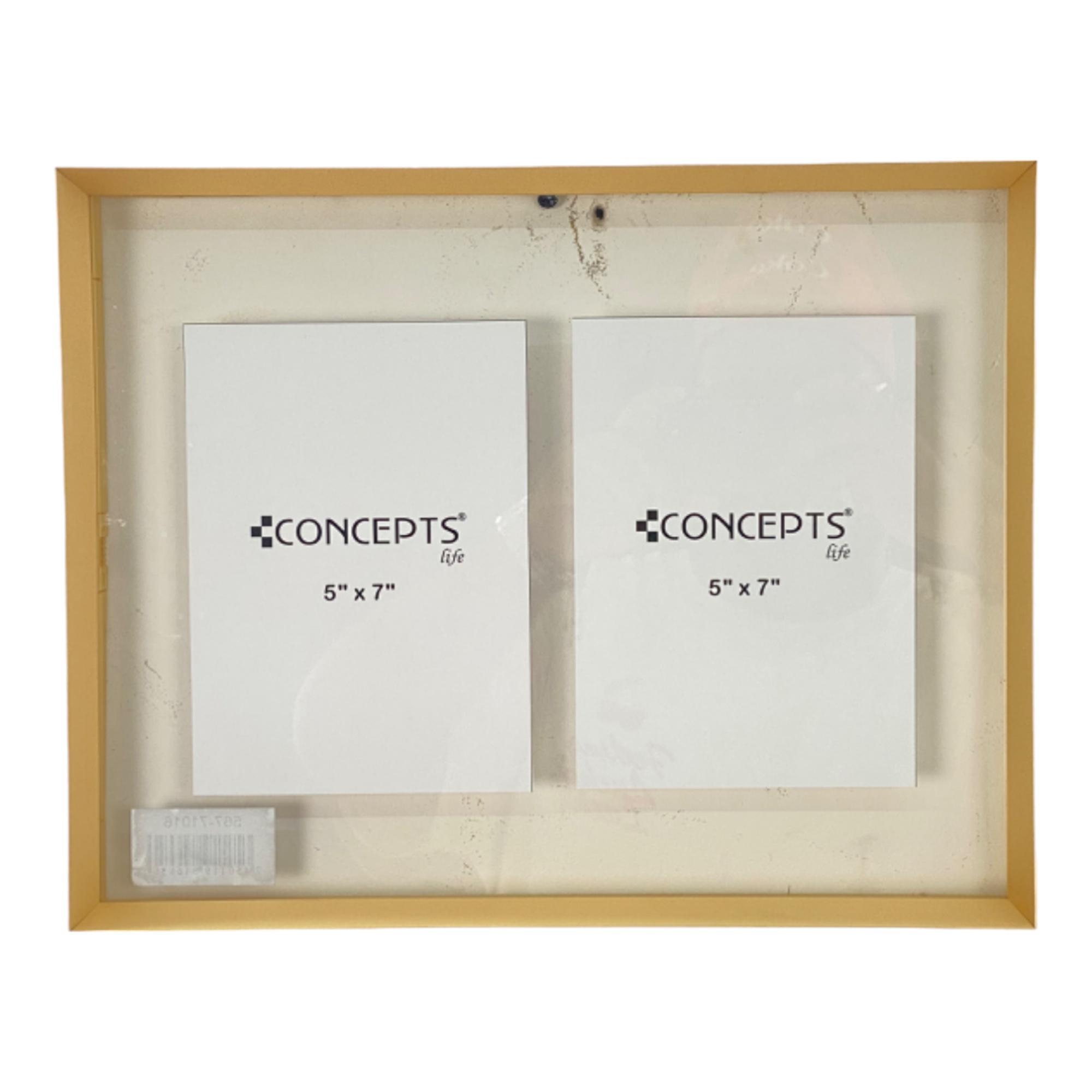 Aluminum floating frame 35x28hold 2 photos 18x13cm - 567-71016
