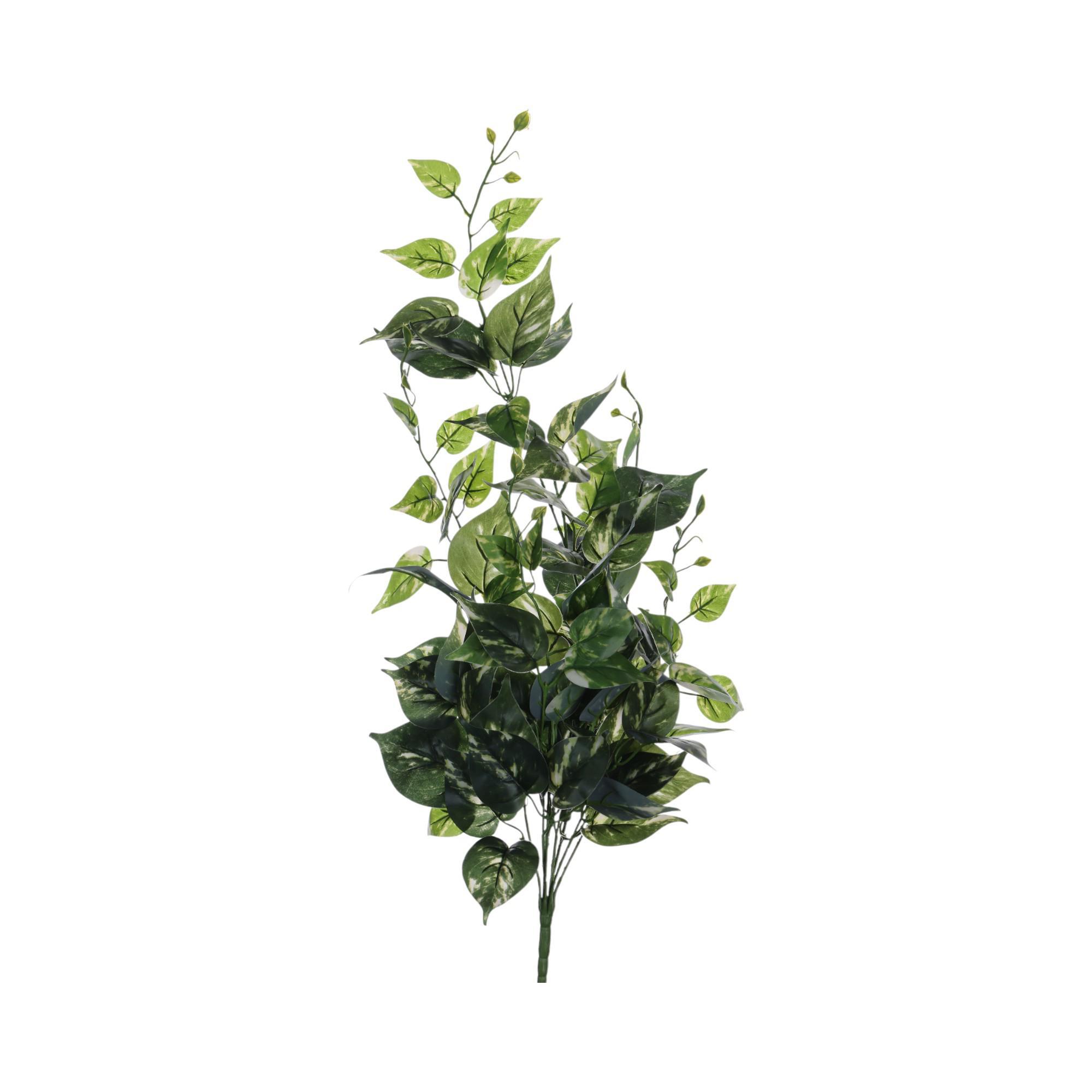 Anti-ultraviolet80cm Real touch white-green pothos hanging b - 592-1434381