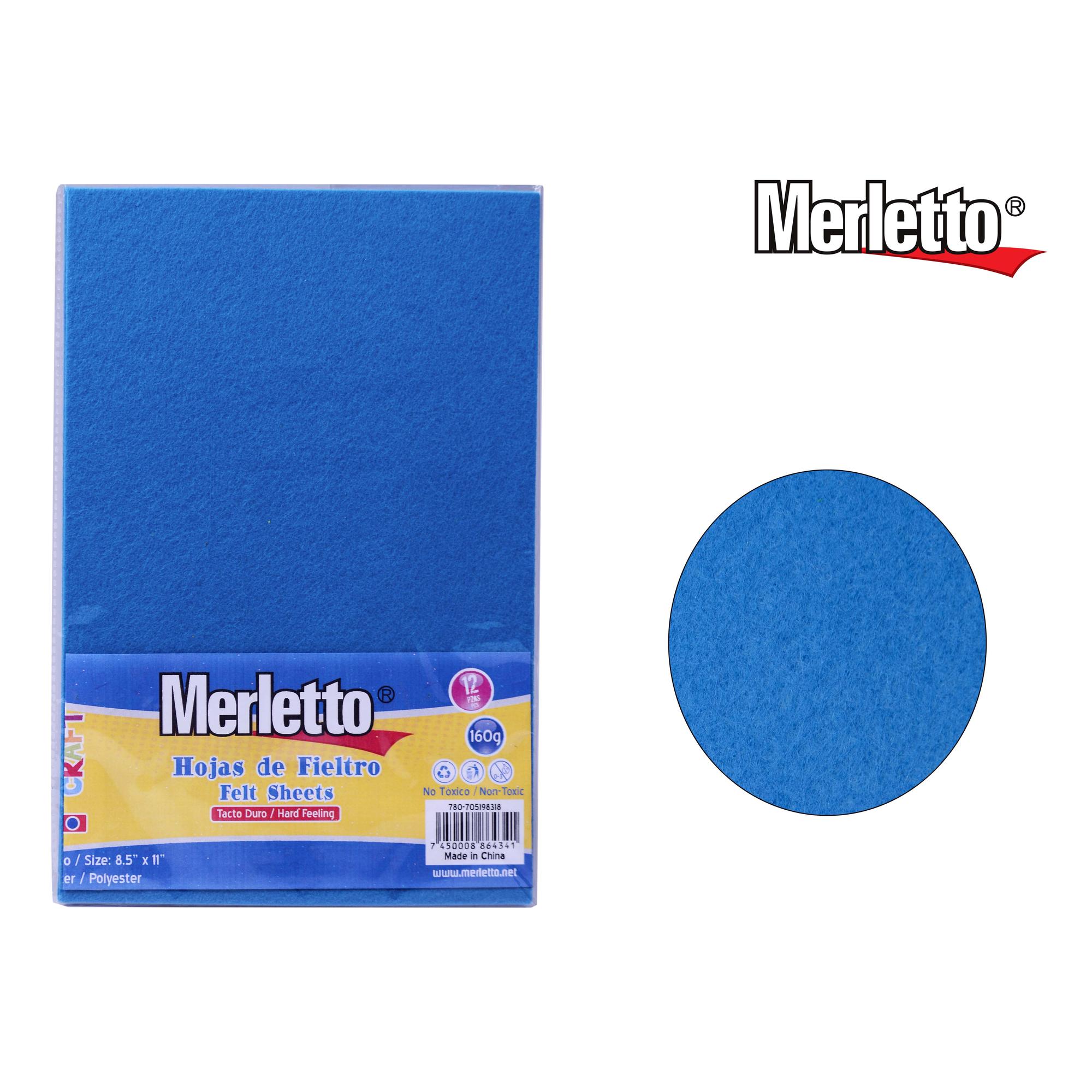100BOL FIELT 8.5*11 12PZ AZUL - 780-036191118